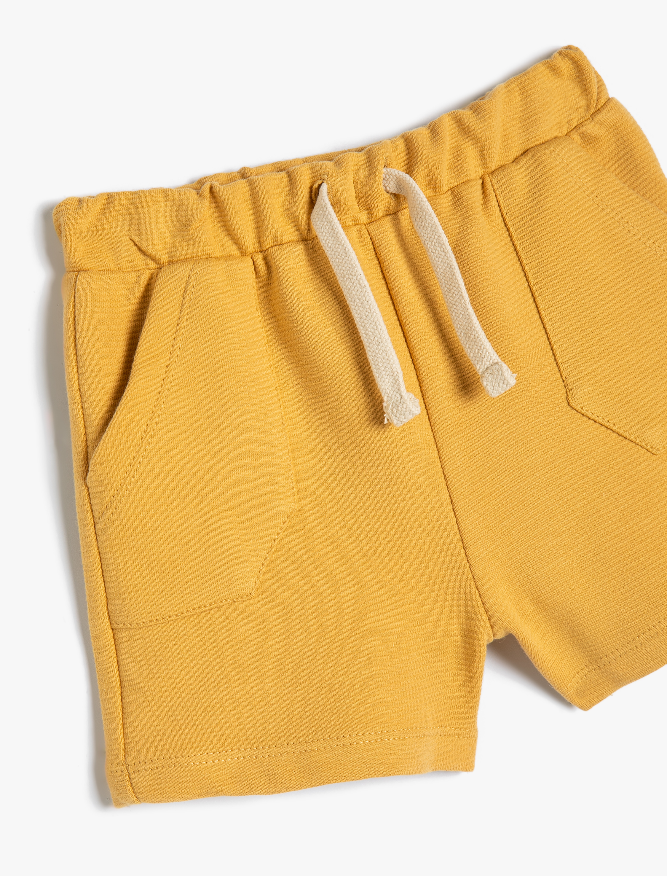  Erkek Bebek Basic Şort Beli Bağlamalı Cep Detaylı