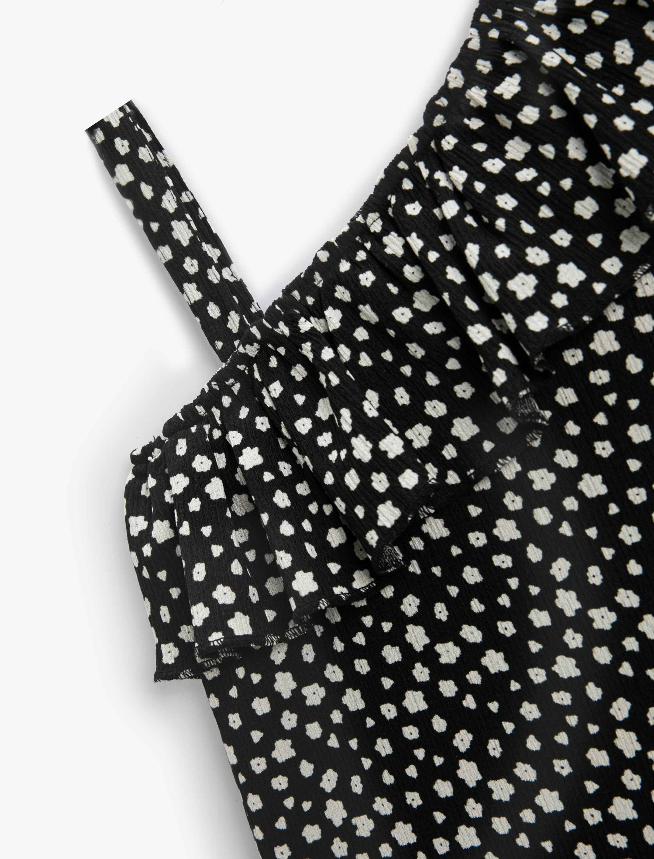  Kız Çocuk Bluz Tek Omuz Fırfırlı