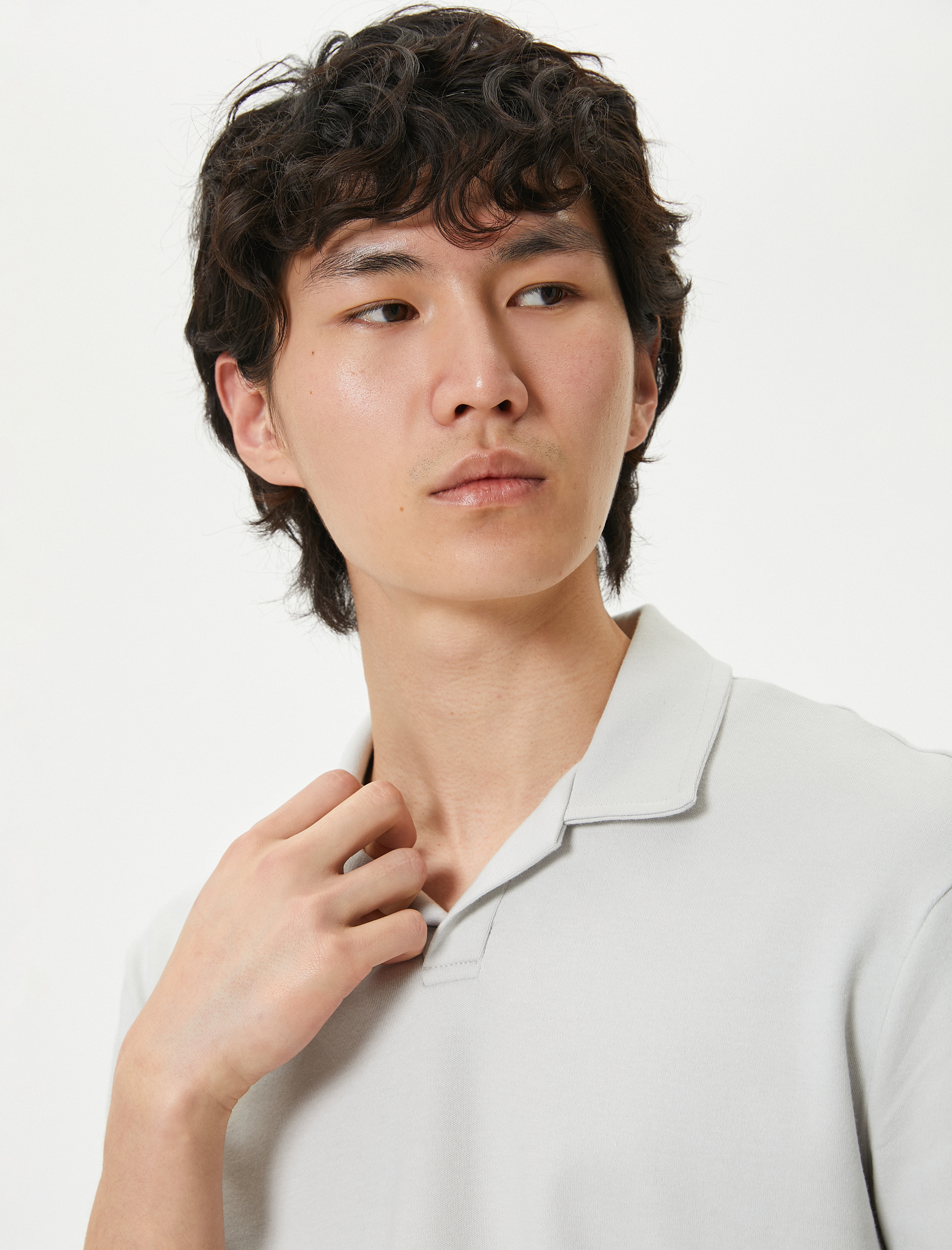   Polo Yaka Tişört Slim Fit Kısa Kollu