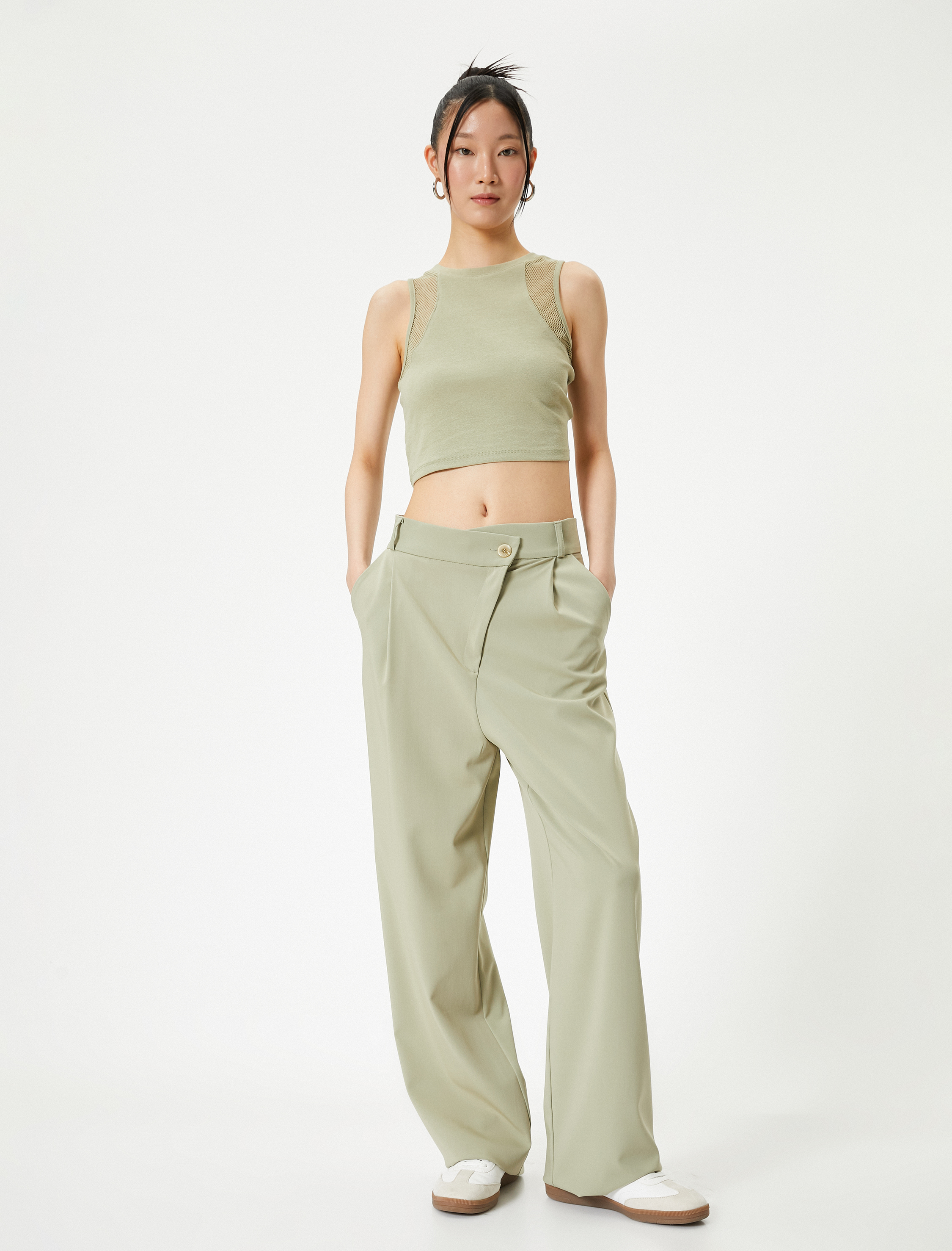   Mesh Detail Tank Top