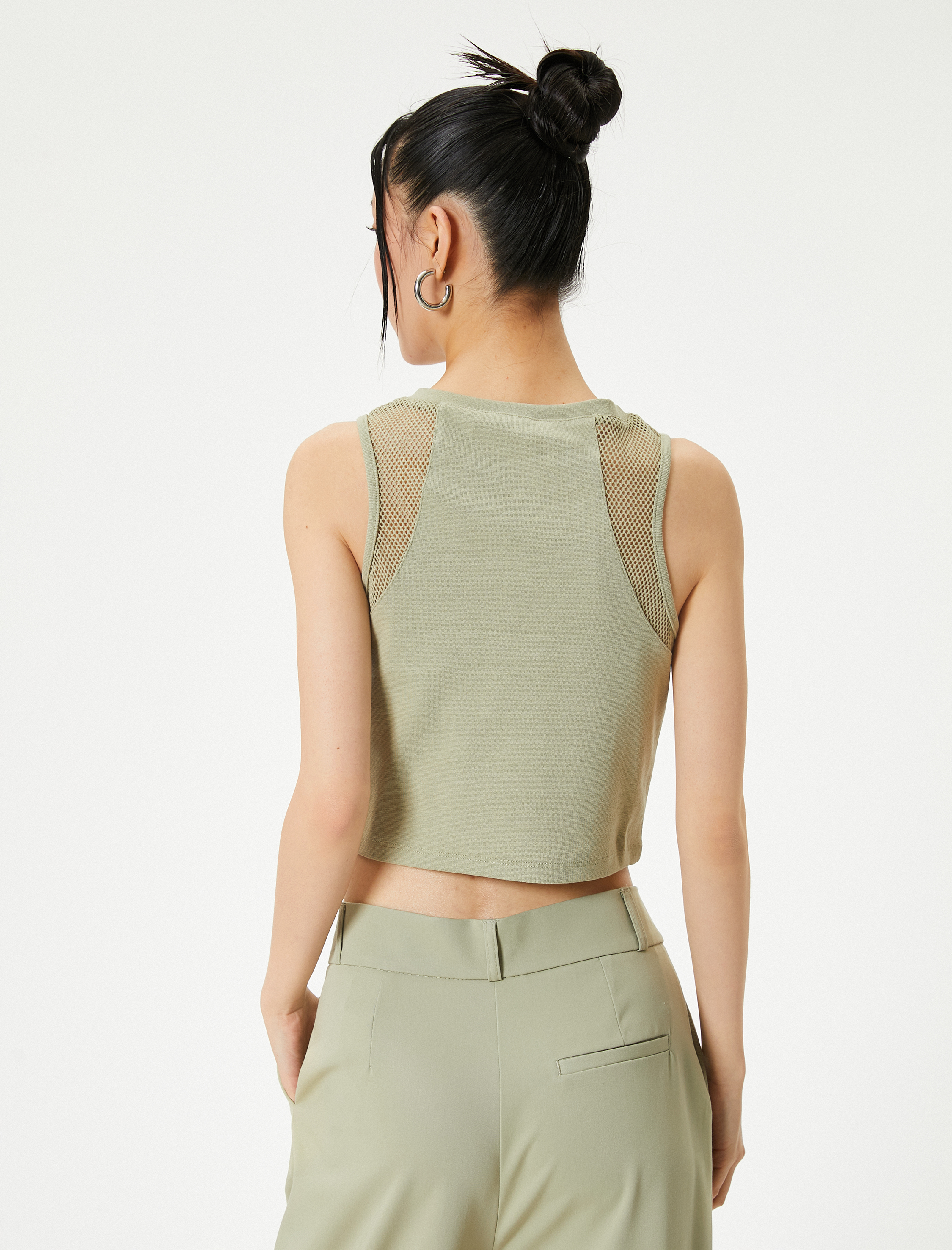   Mesh Detail Tank Top