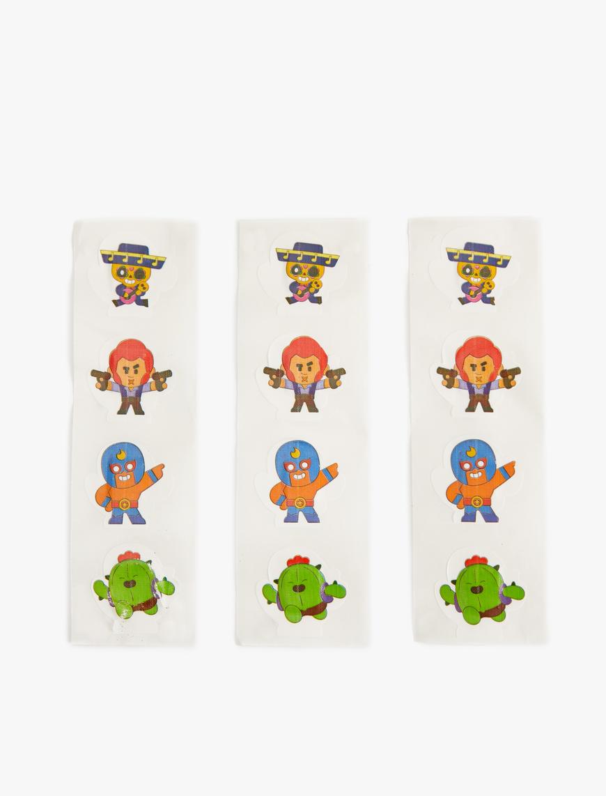  Erkek Çocuk Brawl Stars Yara Bandı Lisanslı