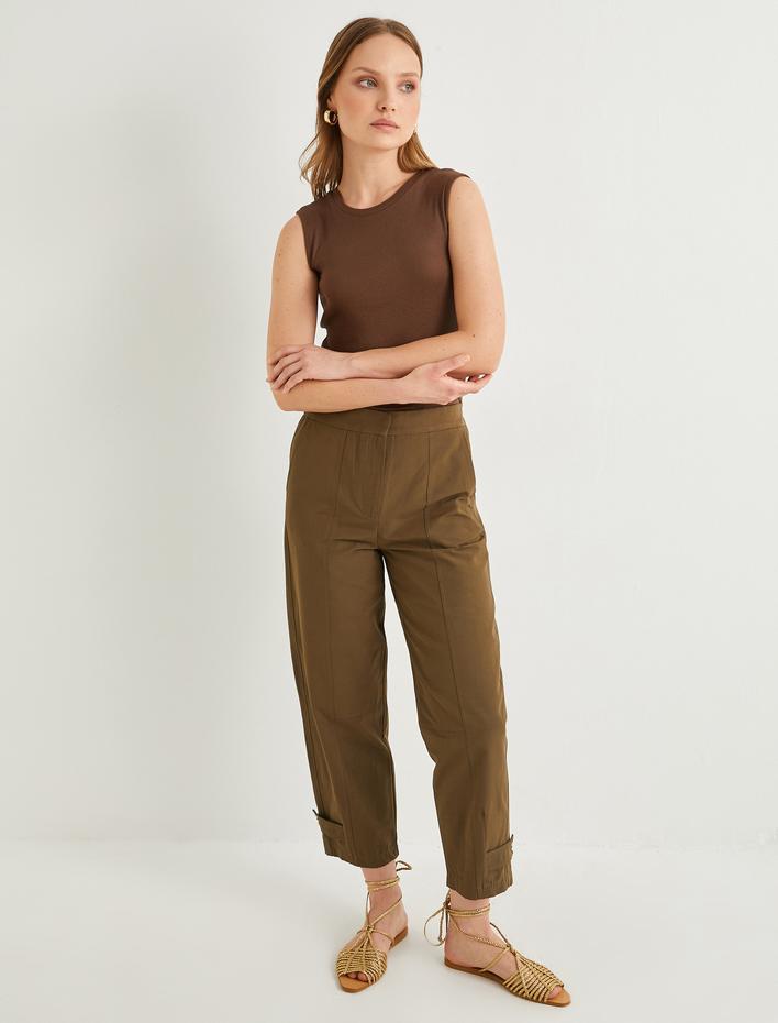  Crop Fitilli Atlet Halter Yaka