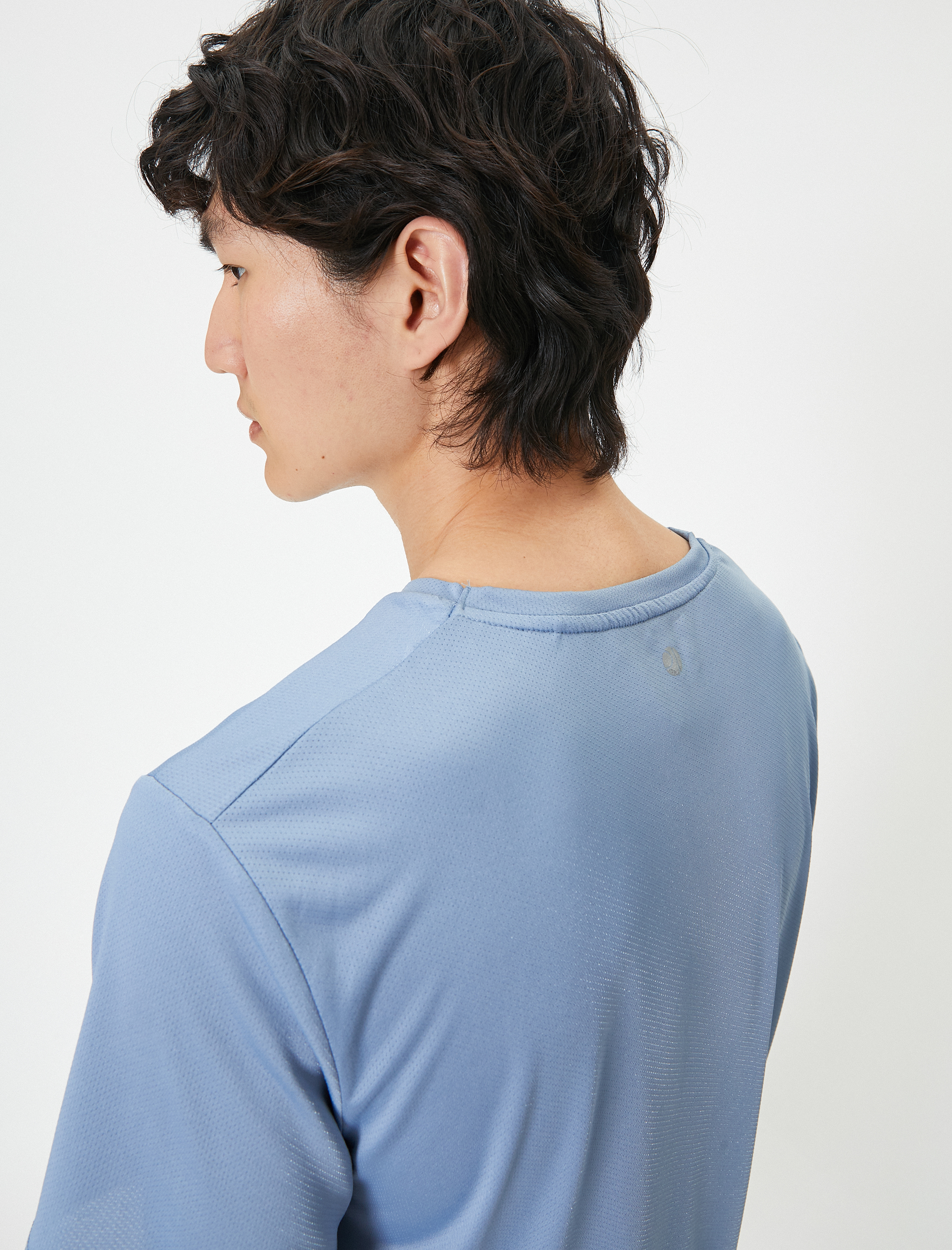   Basic Spor Tişört Bisiklet Yaka Kısa Kollu