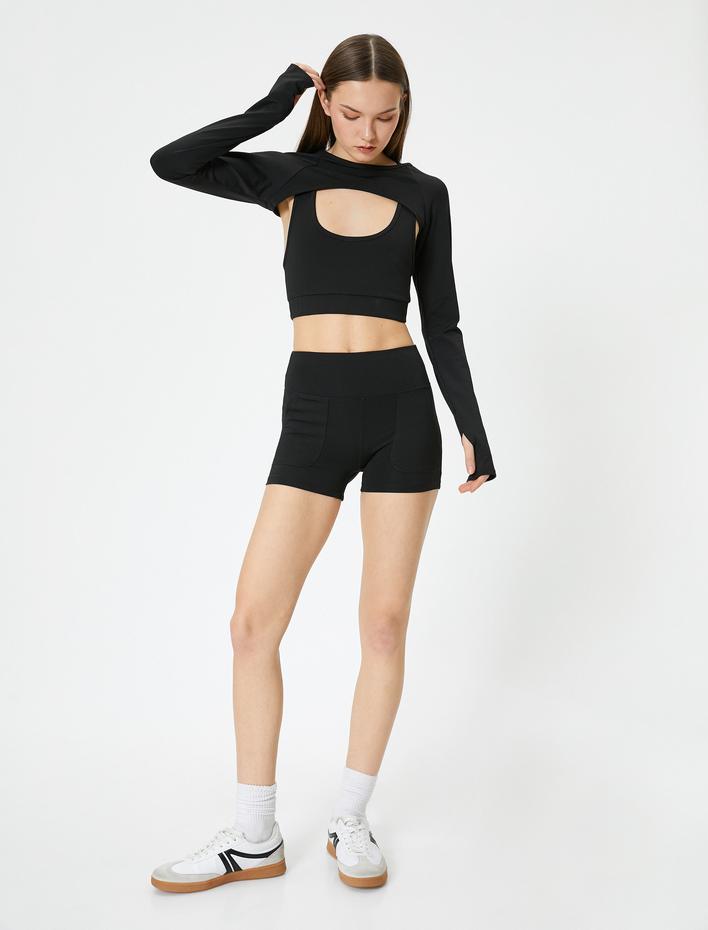  Cepli Ekstra Mini Spor Şort