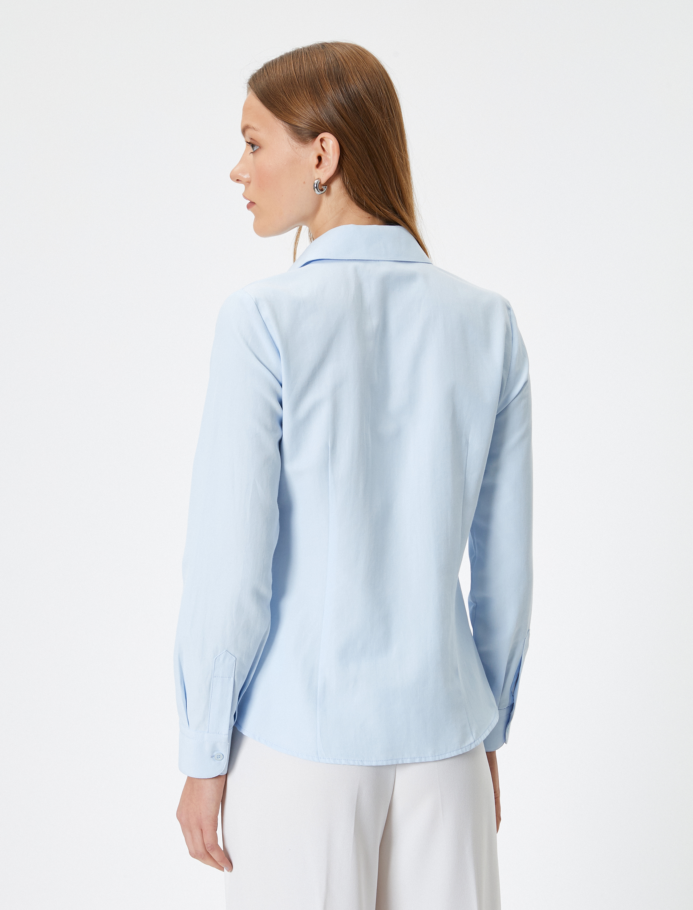   Klasik Gömlek Uzun Kollu Düğmeli Slim Fit