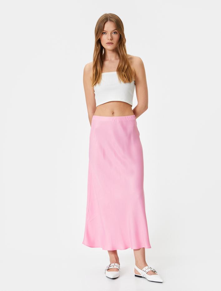  Viskon Midi Etek Normal Bel