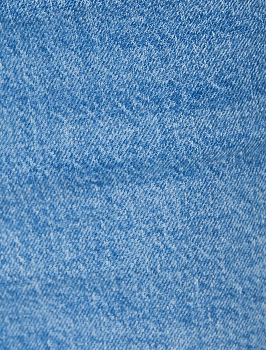   Kısa İspanyol Paça Kot Pantolon  - Victoria Crop Flare Jeans