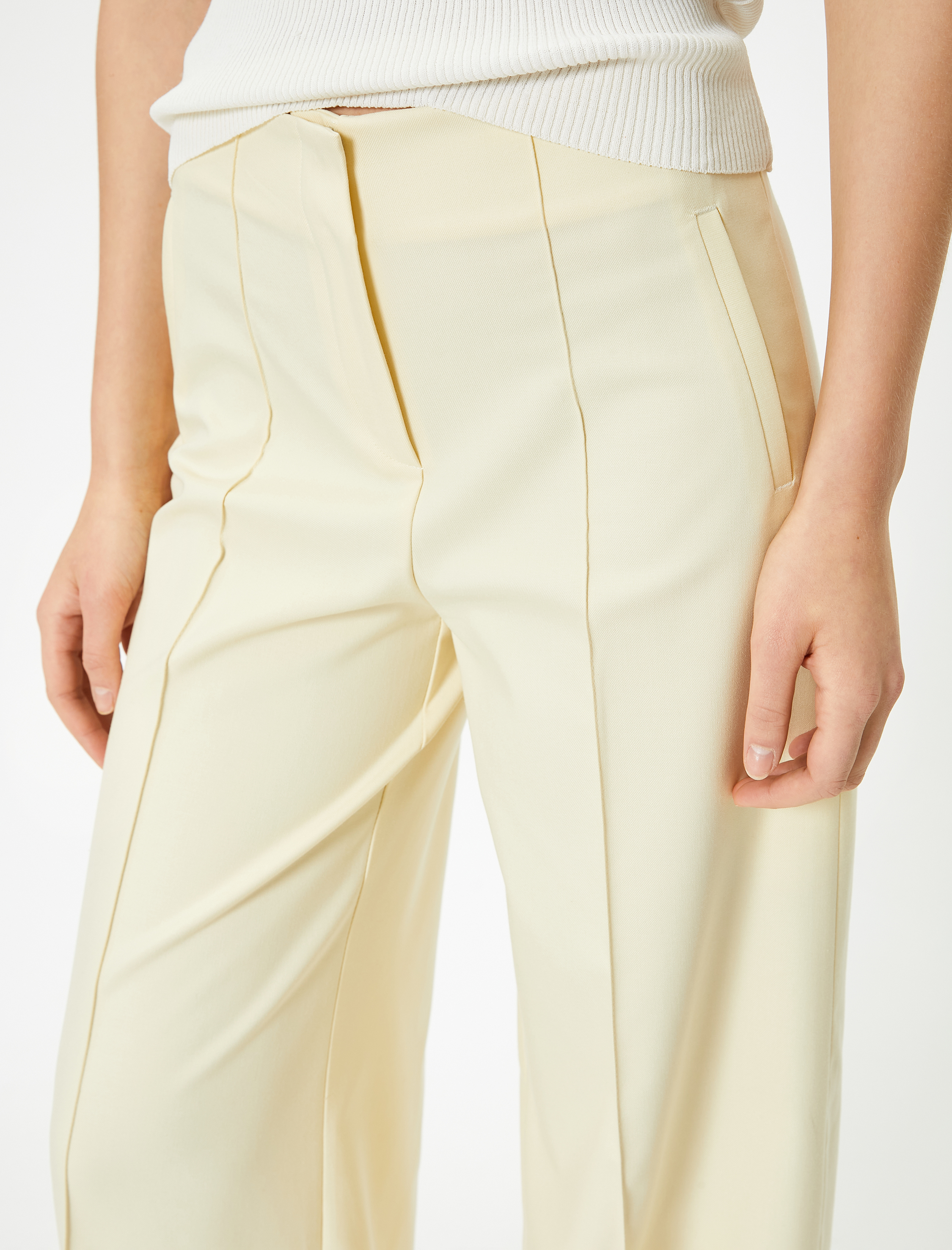 Palazzo Pantolon Bol Paça Normal Bel