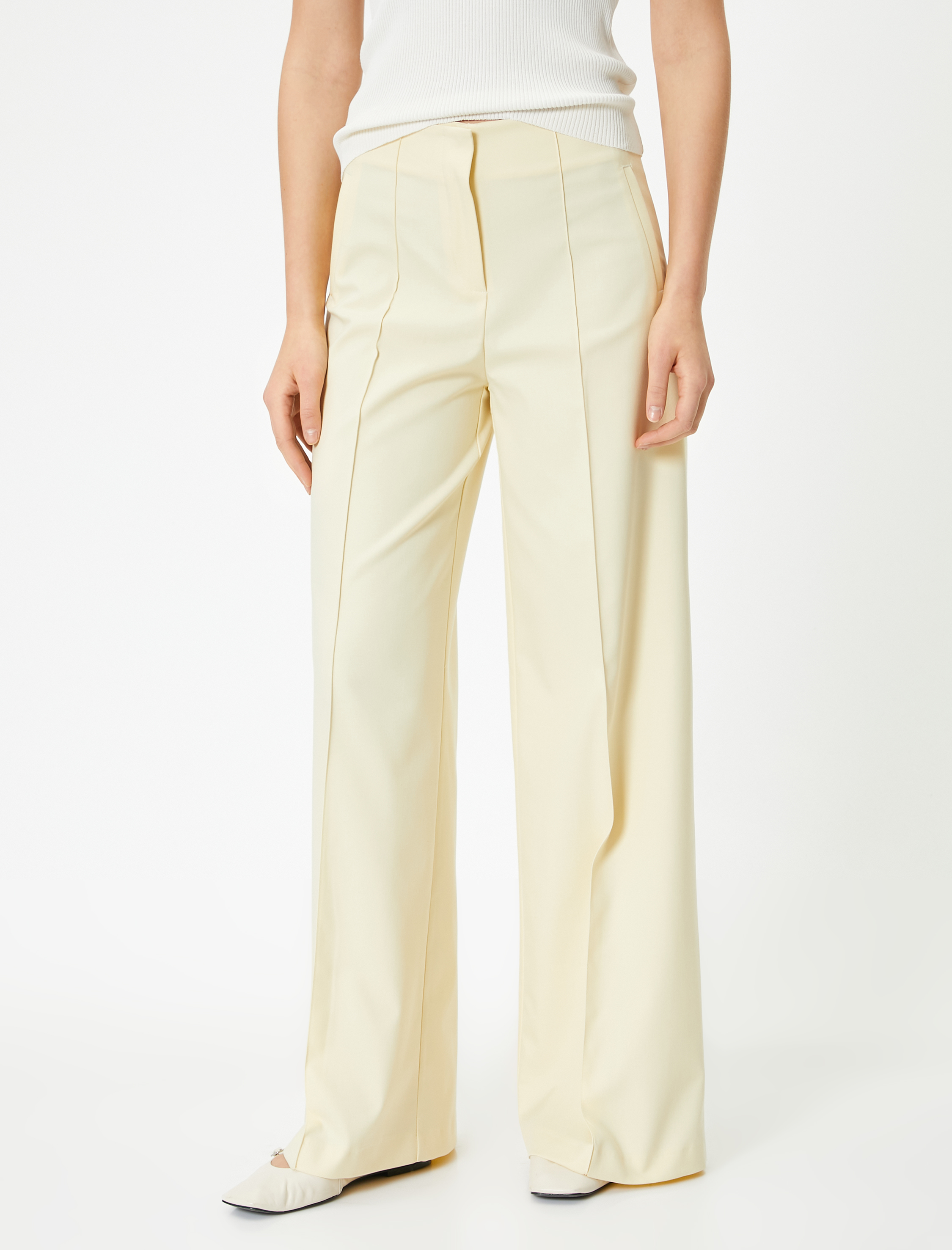 Palazzo Pantolon Bol Paça Normal Bel