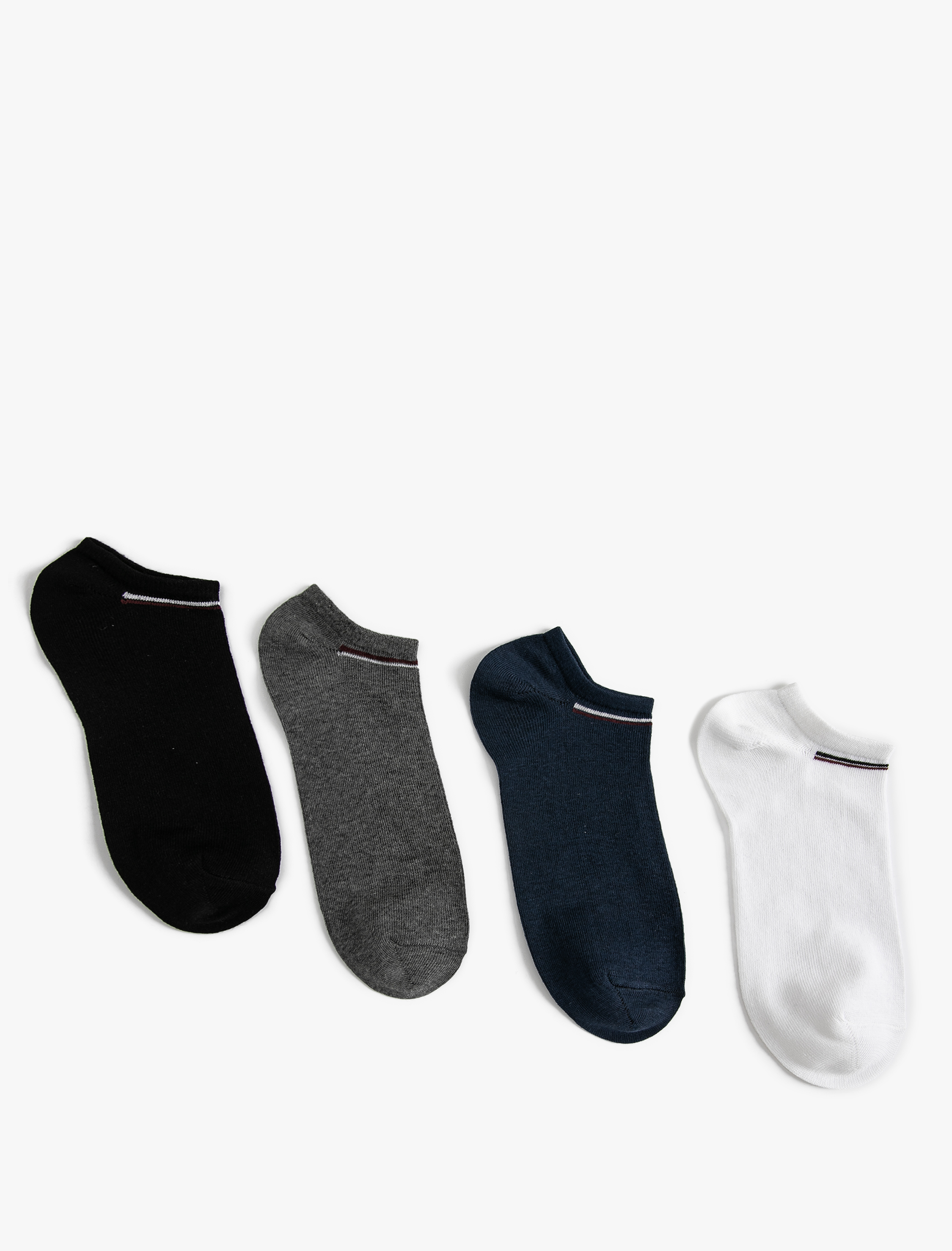  Erkek Spor Çorap Seti 4'lü Çok Renkli