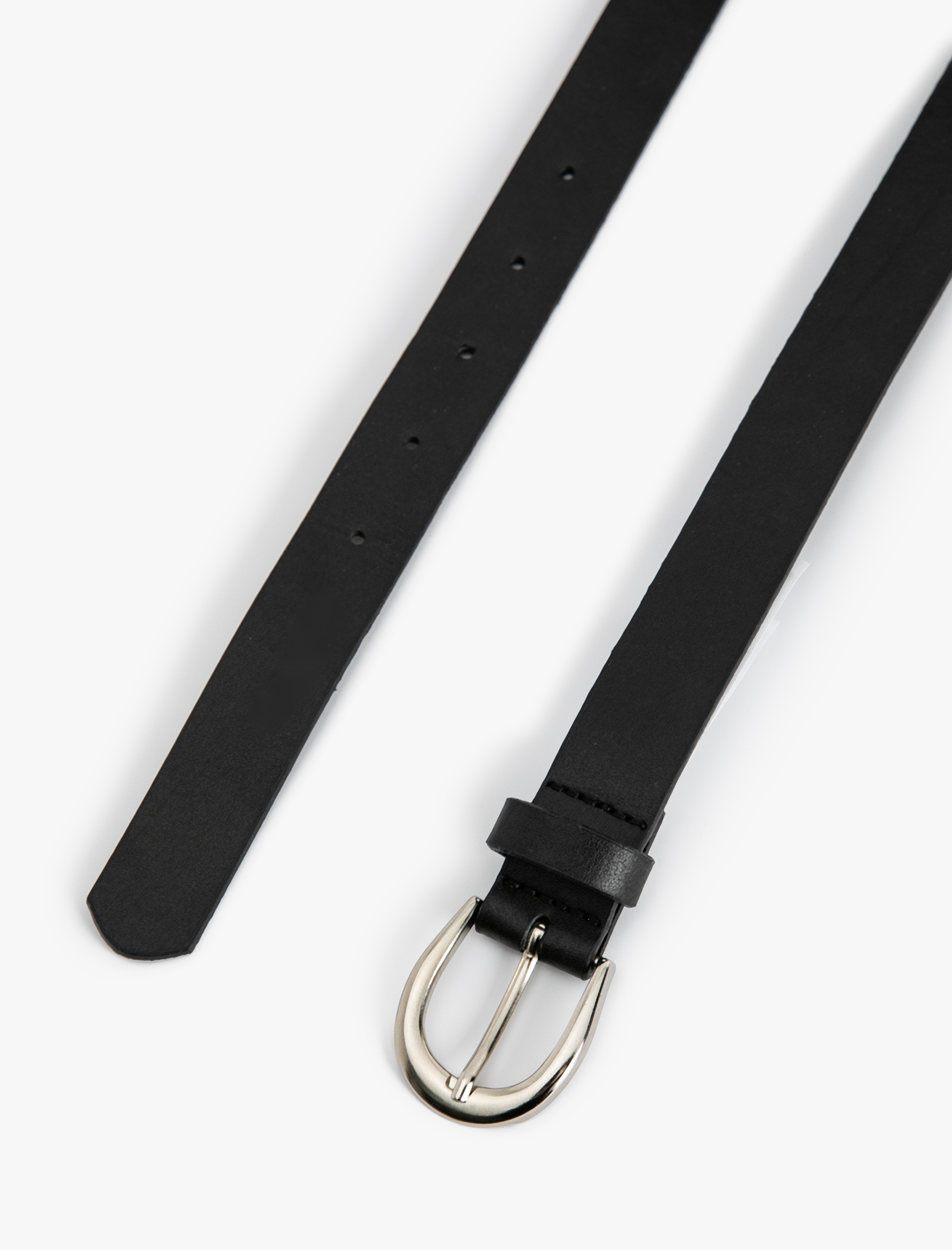  Kadın Deri Görünümlü Kemer Metal Tokalı