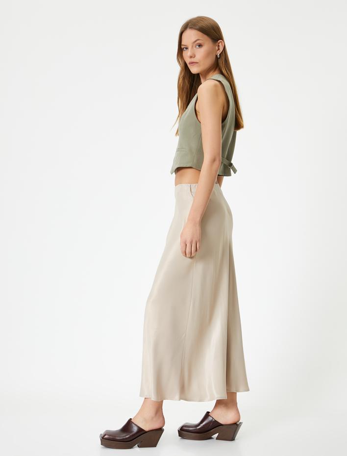  Viskon Midi Etek Normal Bel