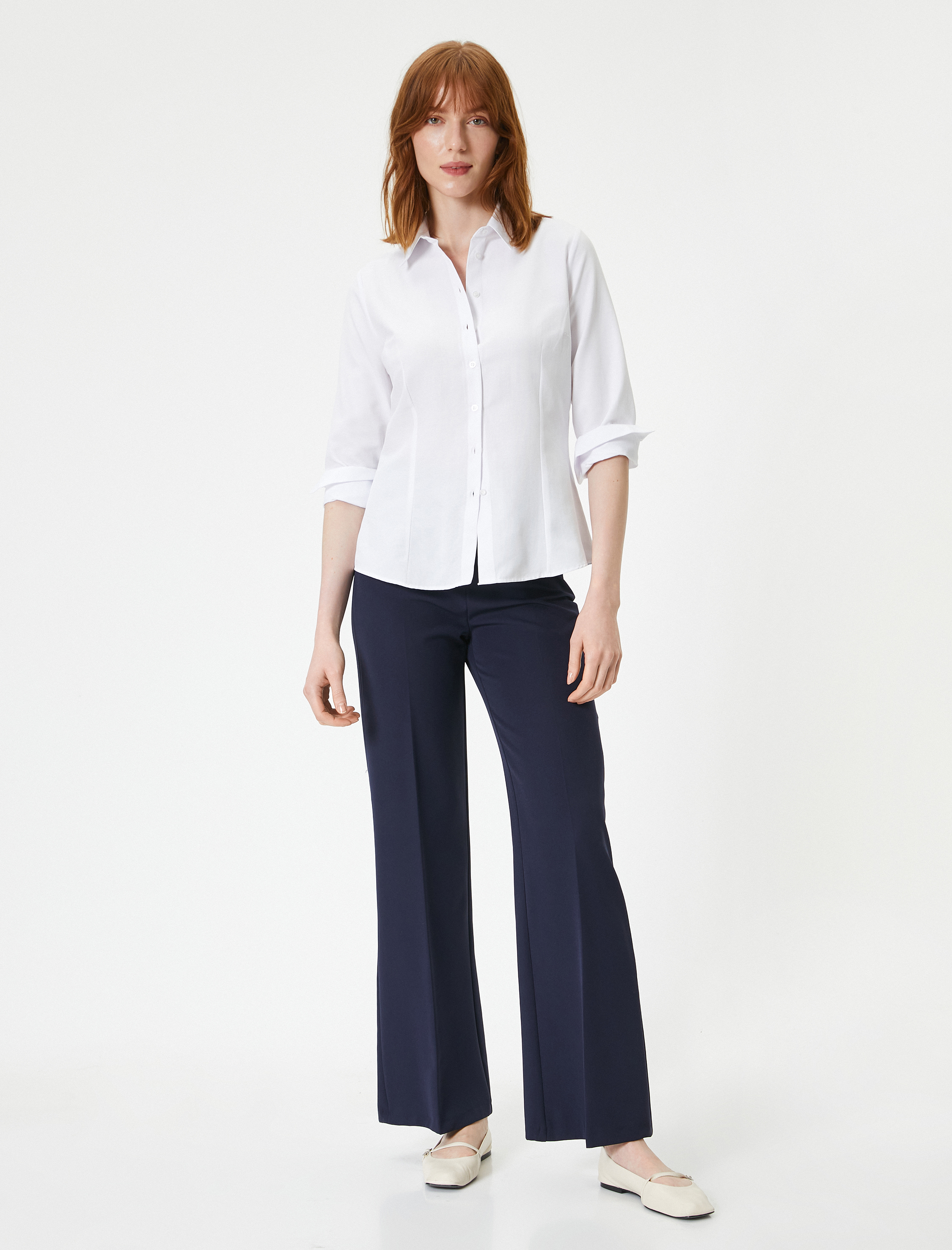   Klasik Gömlek Uzun Kollu Düğmeli Standart Kesim