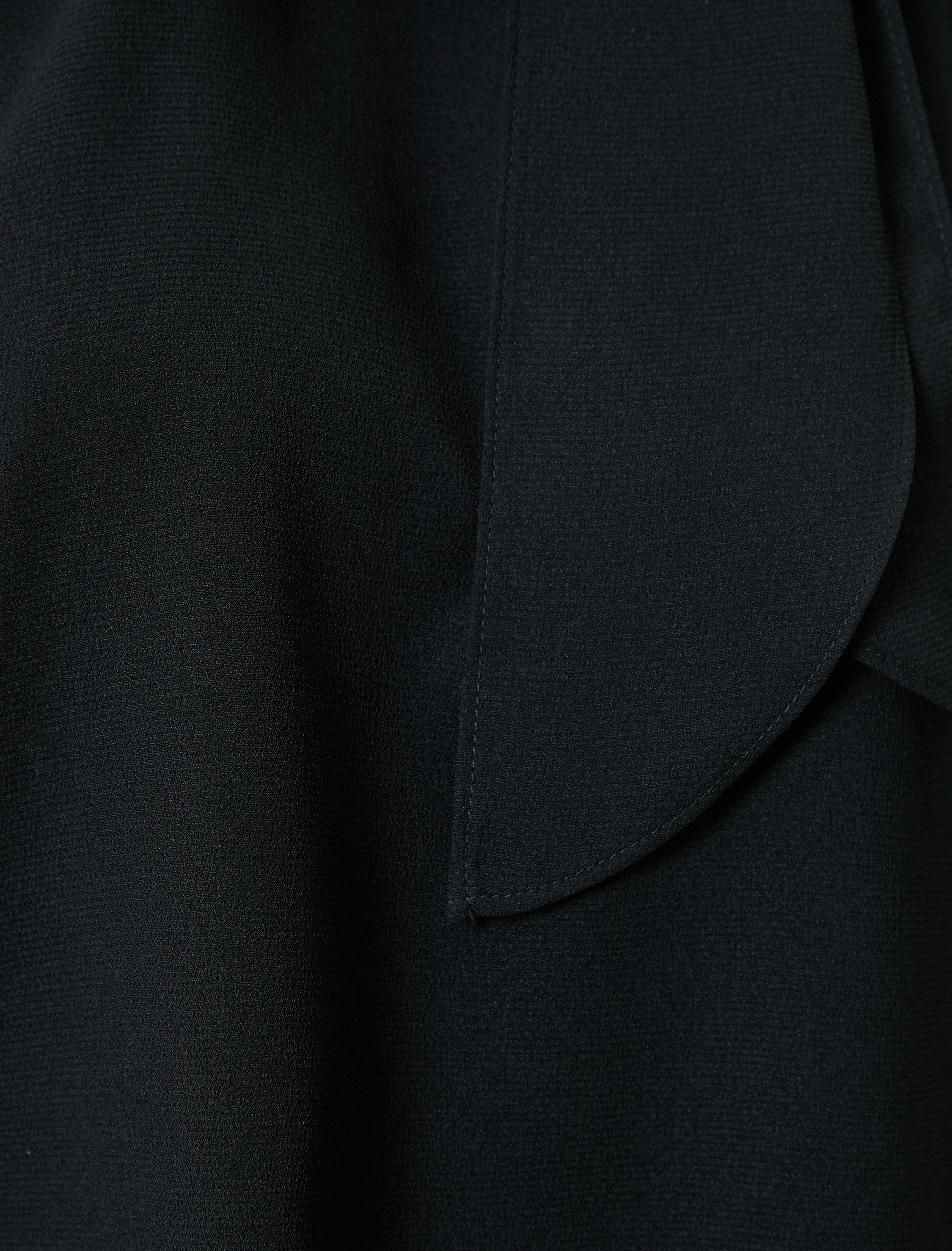   Fular Yaka Bluz Balon Kollu