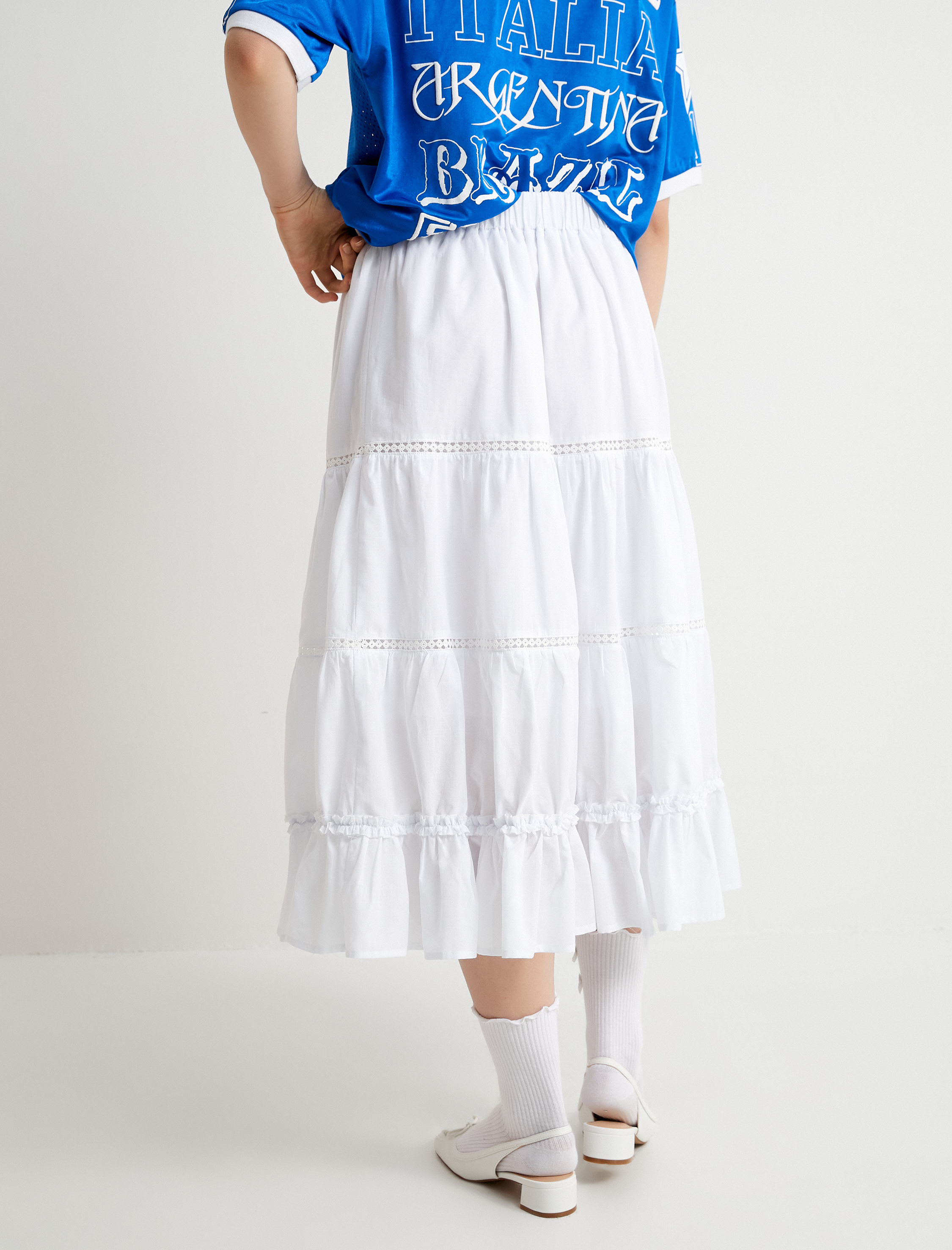   Katlı Uzun Etek Astarlı Rahat Kalıp A Kesim Standart Bel