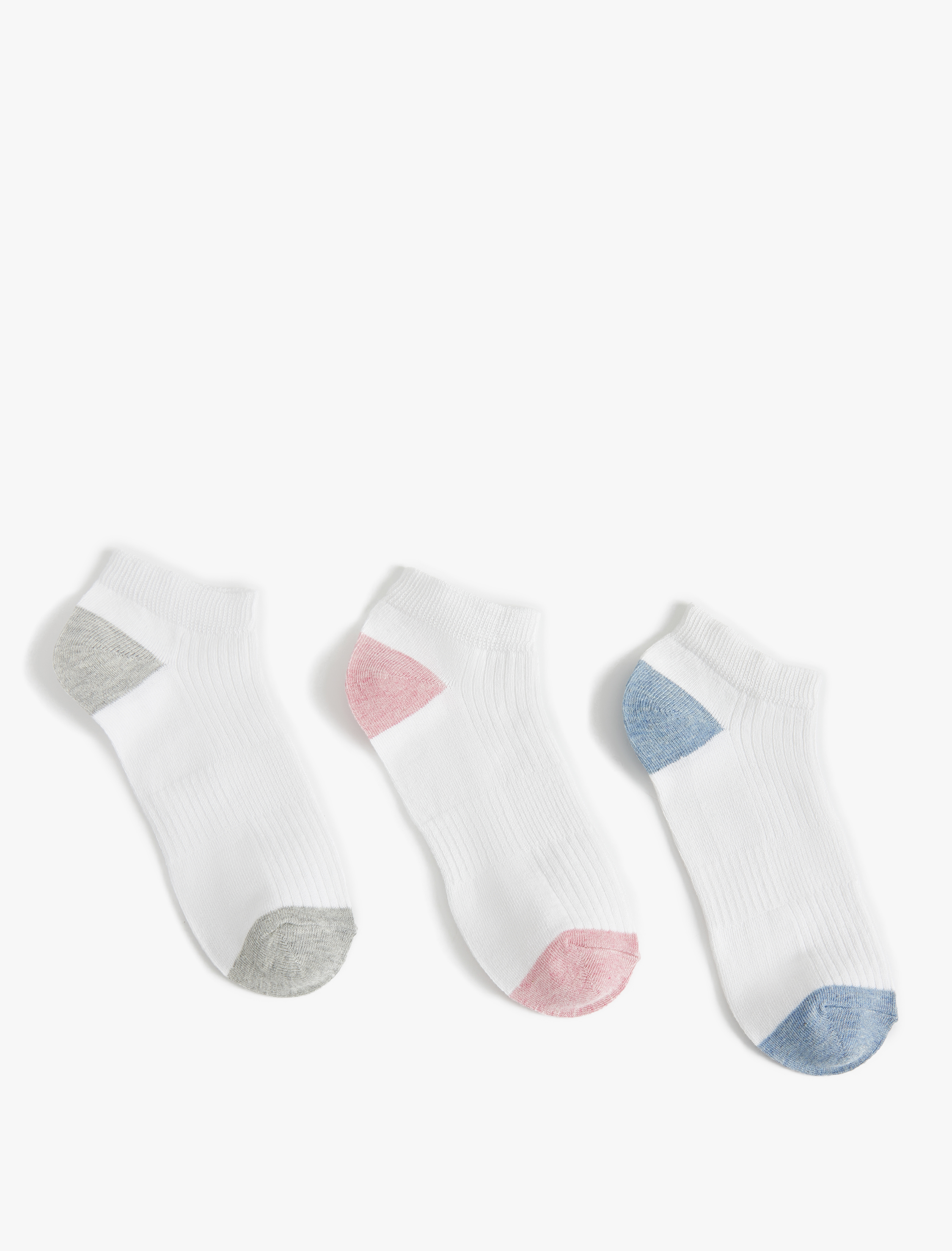  Kadın 3'lü Patik Çorap Seti