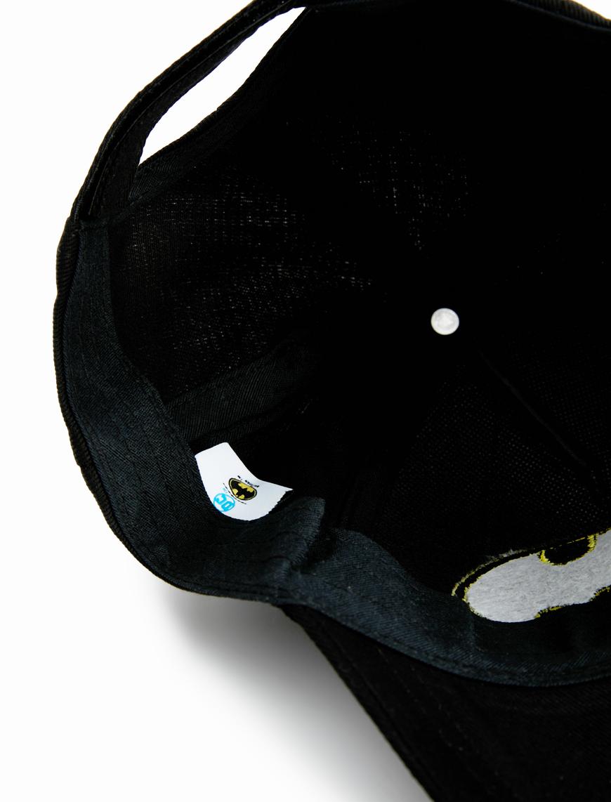  Erkek Çocuk Batman İşlemeli Cap Şapka Lisanslı Pamuklu
