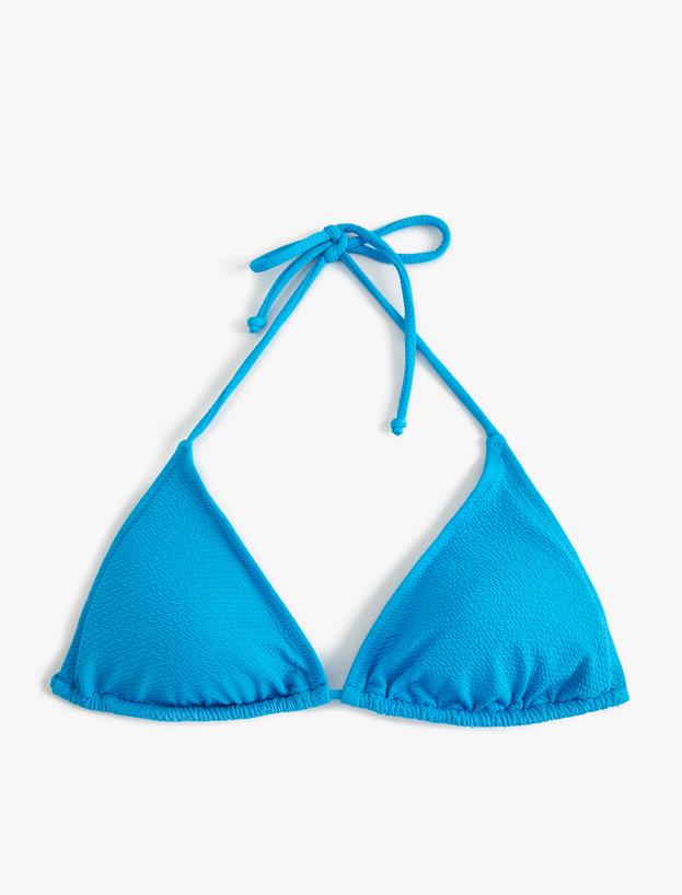 Üçgen Bikini Üstü Dokulu Kaplı_0