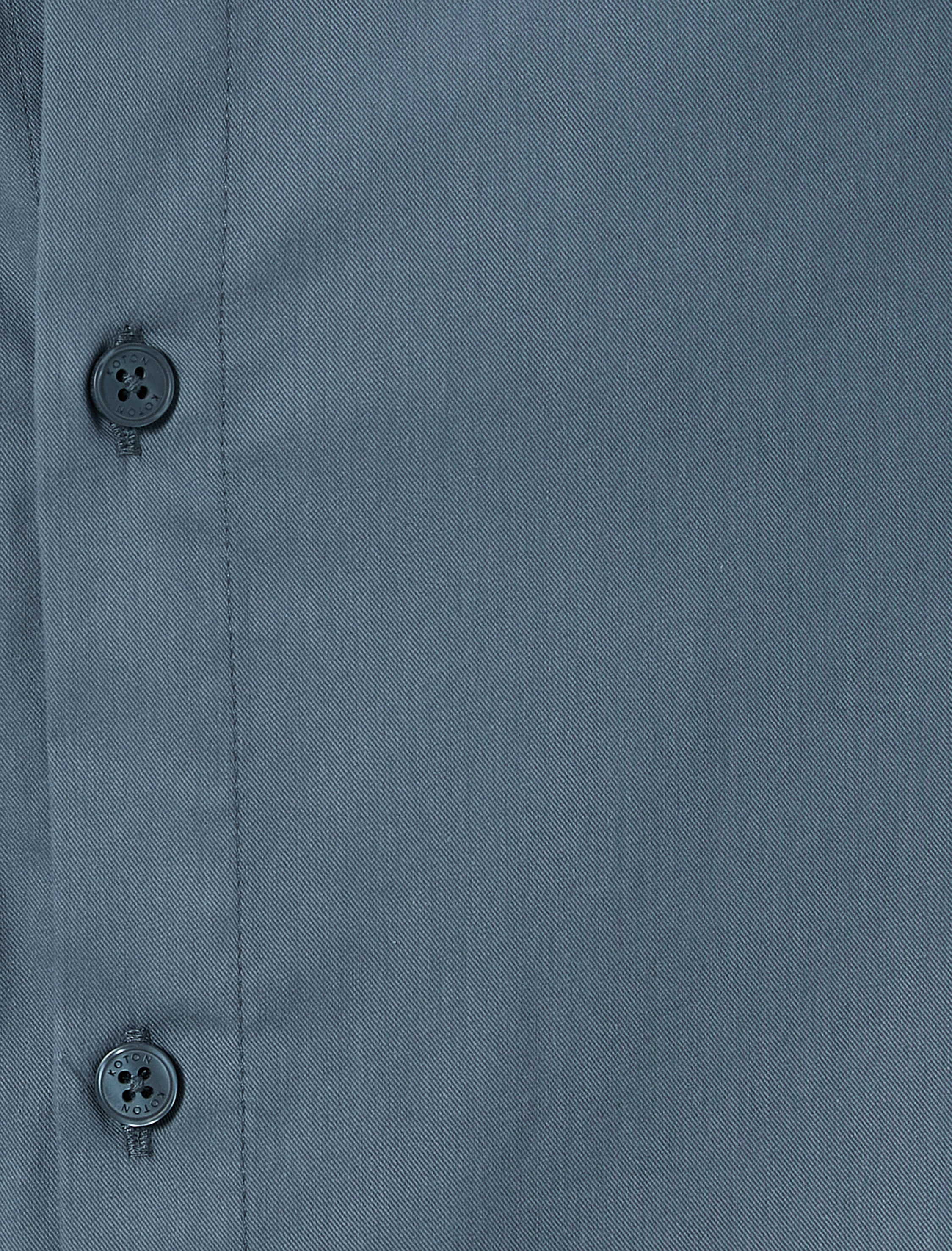   Basic Gömlek Slim Fit Yarım İtalyan Yaka Düğmeli