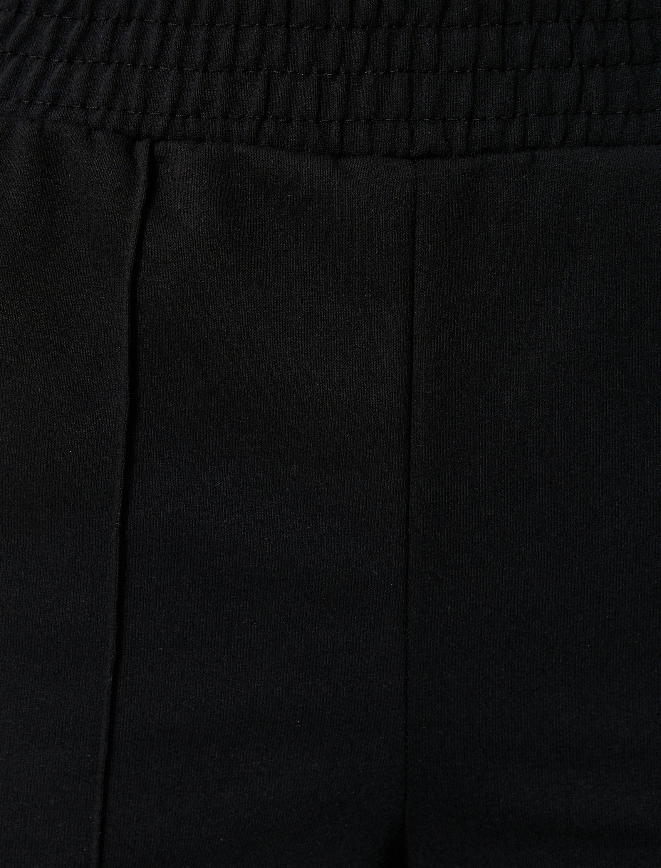   Spor Geniş Paça Eşofman Pantolon Nervürlü Cepli Yüksek Bel Rahat Kalıp