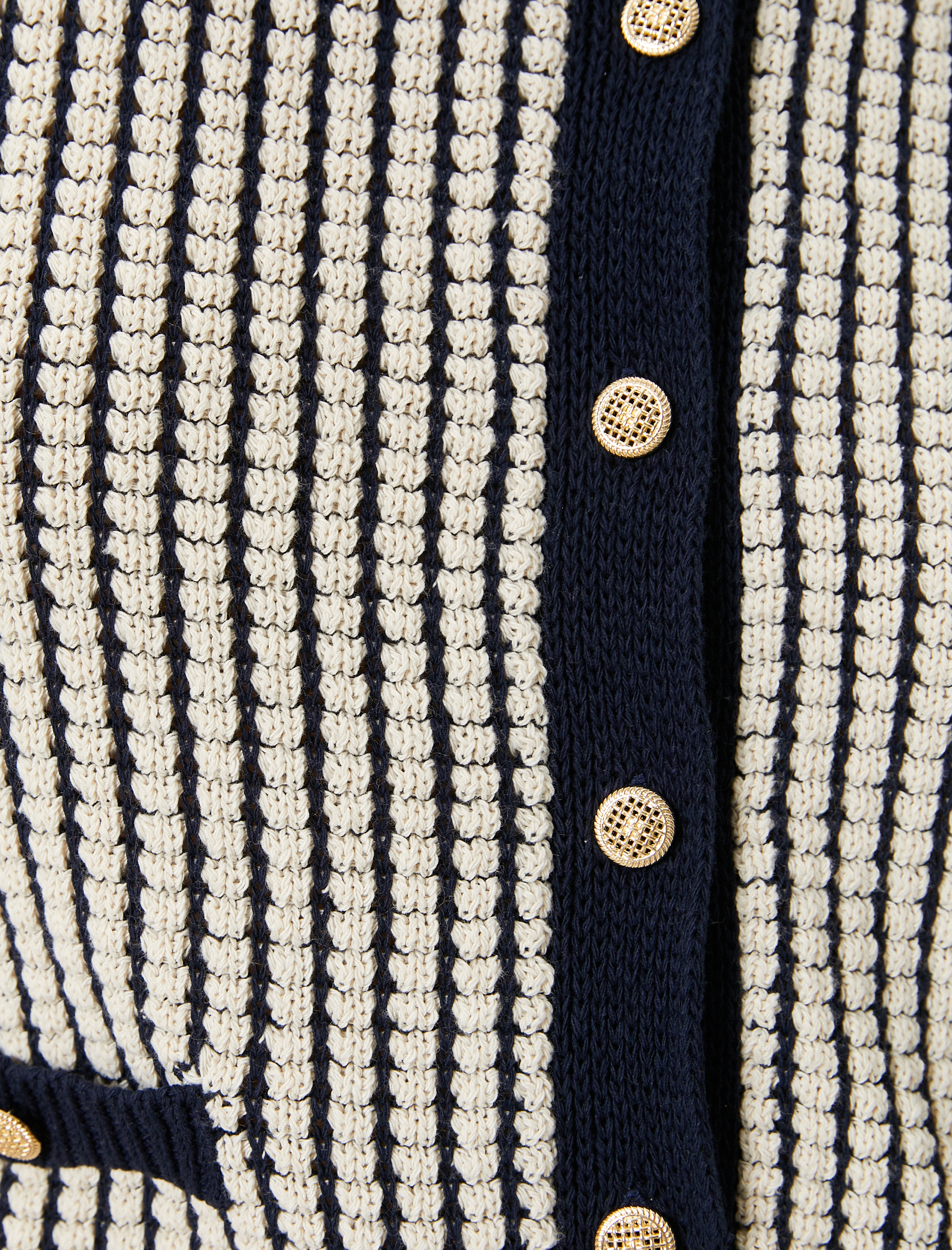   Kısa Kollu Kısa Hırka Gold Düğmeli Cepli Bisiklet Yaka