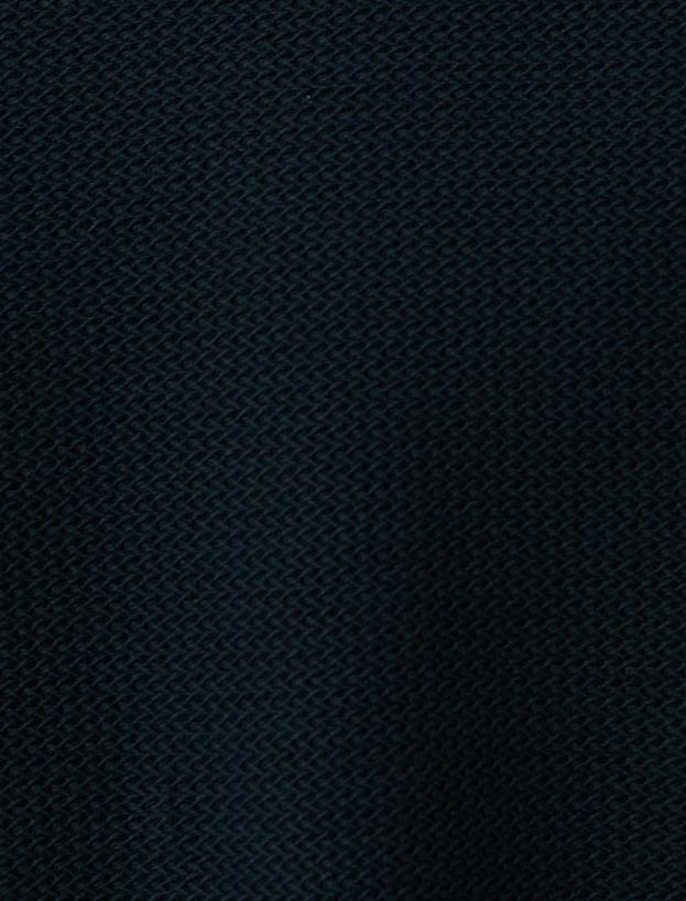 Basic Tişört Slim Fit Bisiklet Yaka Kısa Kollu Dokulu_5