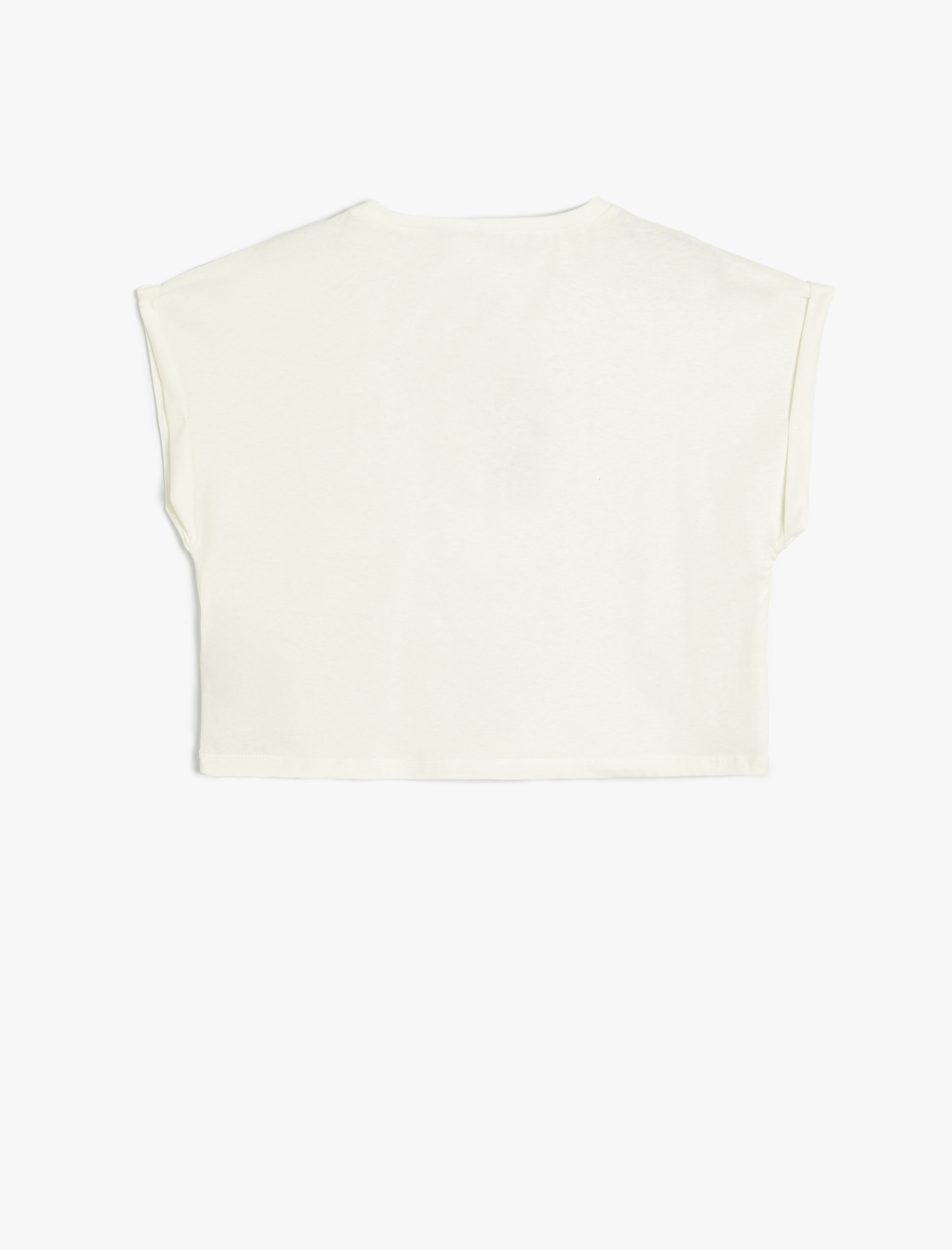  Kız Çocuk Tişört Kısa Kollu Bisiklet Yaka Köpek Baskılı Pamuklu