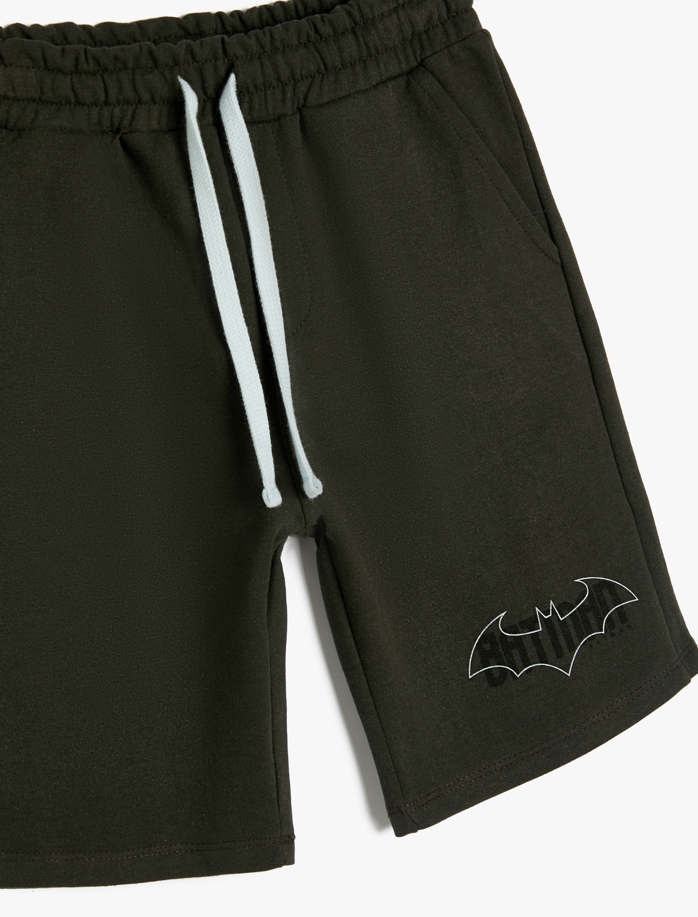  Erkek Çocuk Batman Şort Lisanslı Cepli Beli Bağlamalı