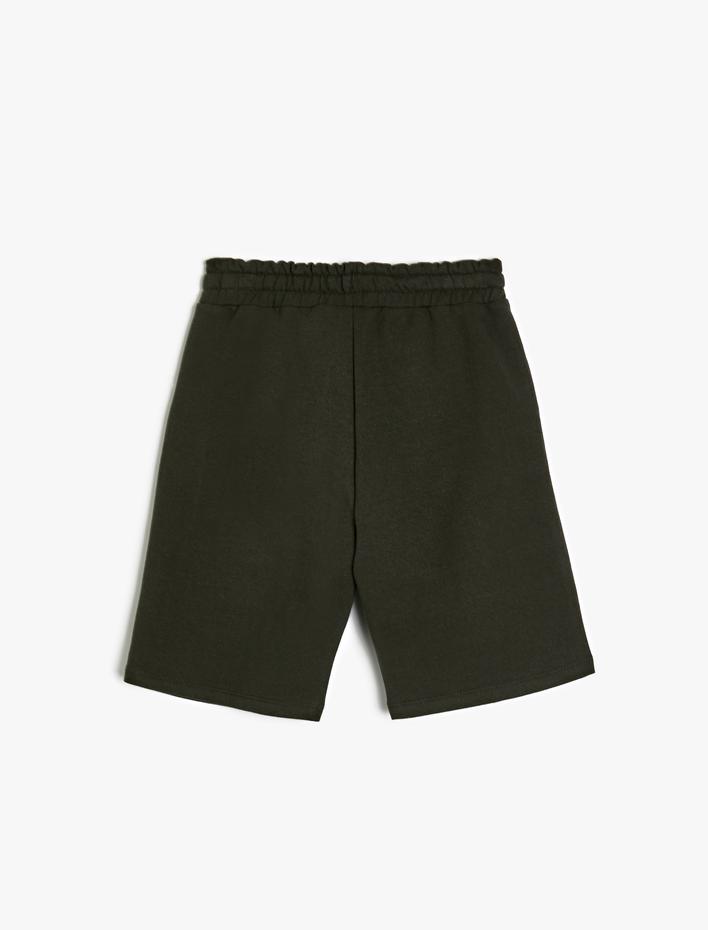 Erkek Çocuk Batman Şort Lisanslı Cepli Beli Bağlamalı