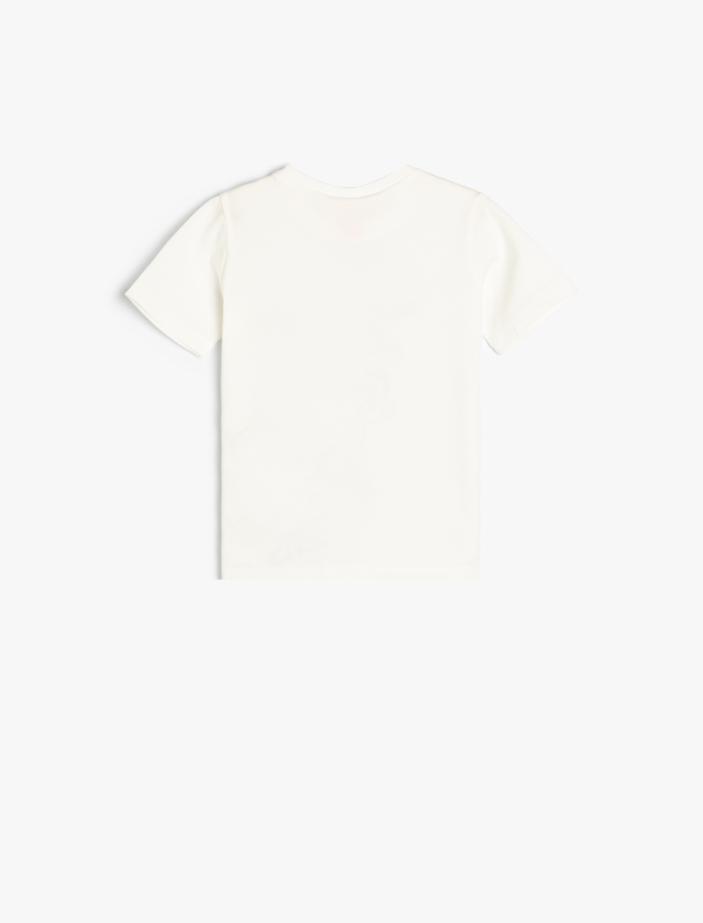 Erkek Bebek Dinozorlu Tişört Kısa Kollu Bisiklet Yaka Pamuklu