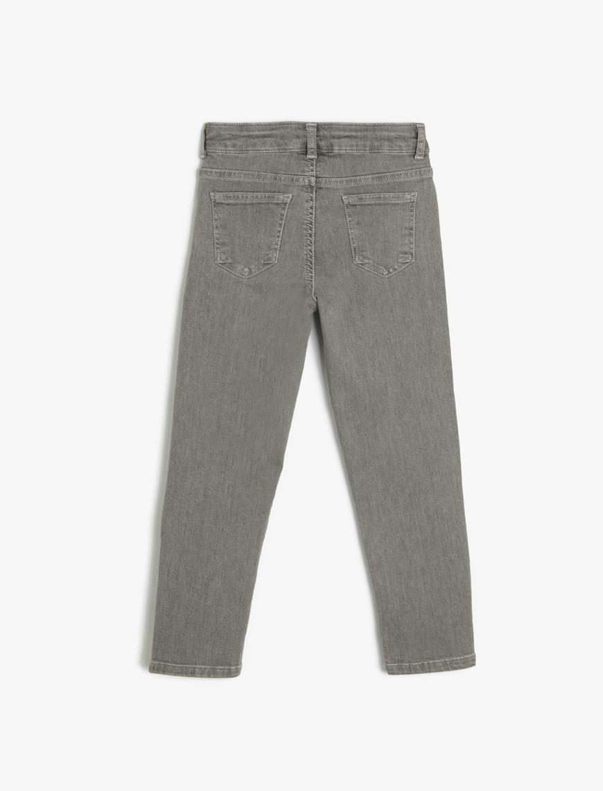  Erkek Çocuk Rahat Bol Kesim Kot Pantolon- Regular Jean