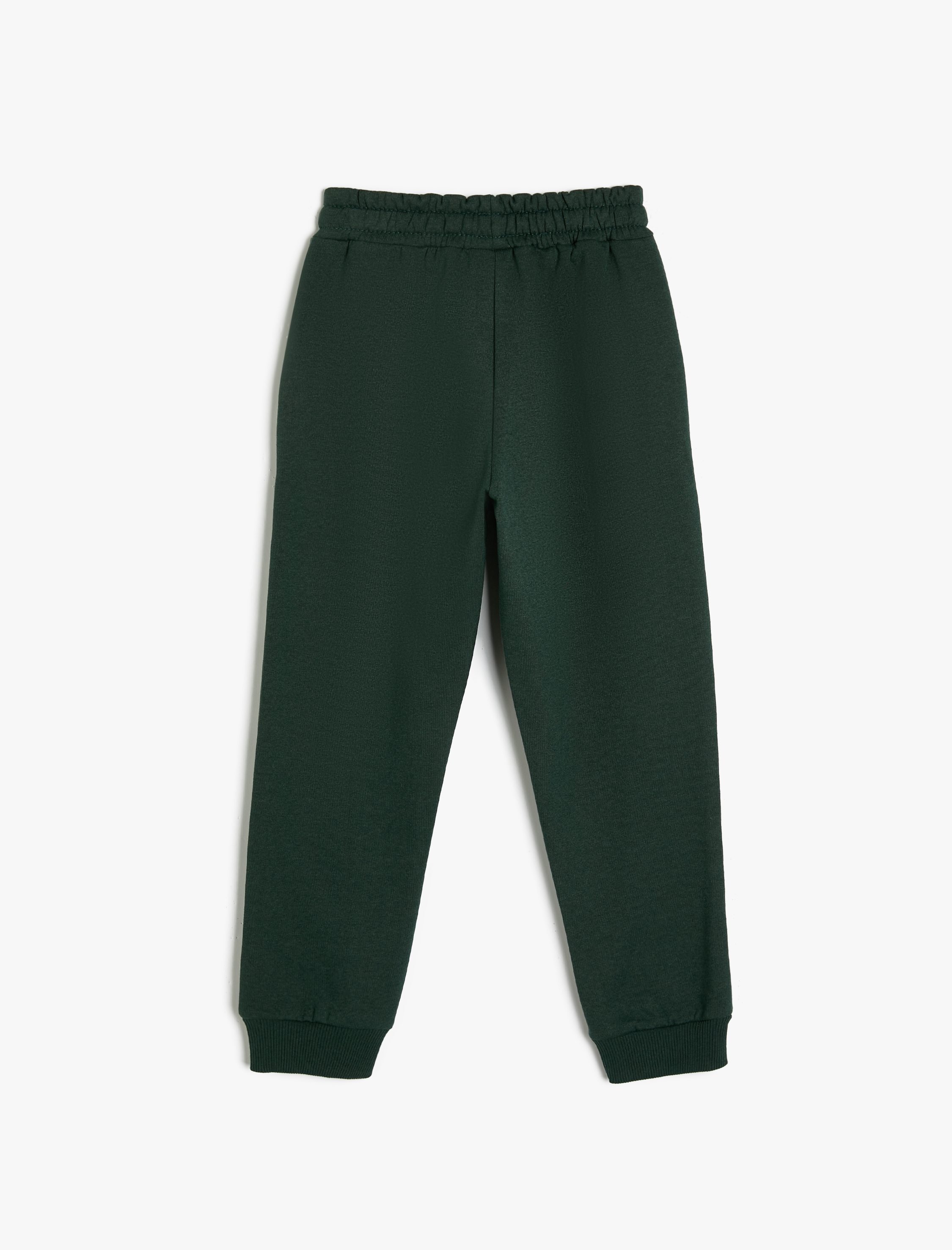  Erkek Çocuk Jogger Eşofman Altı Beli Lastikli Baskı Detaylı Cepli Şardonlu