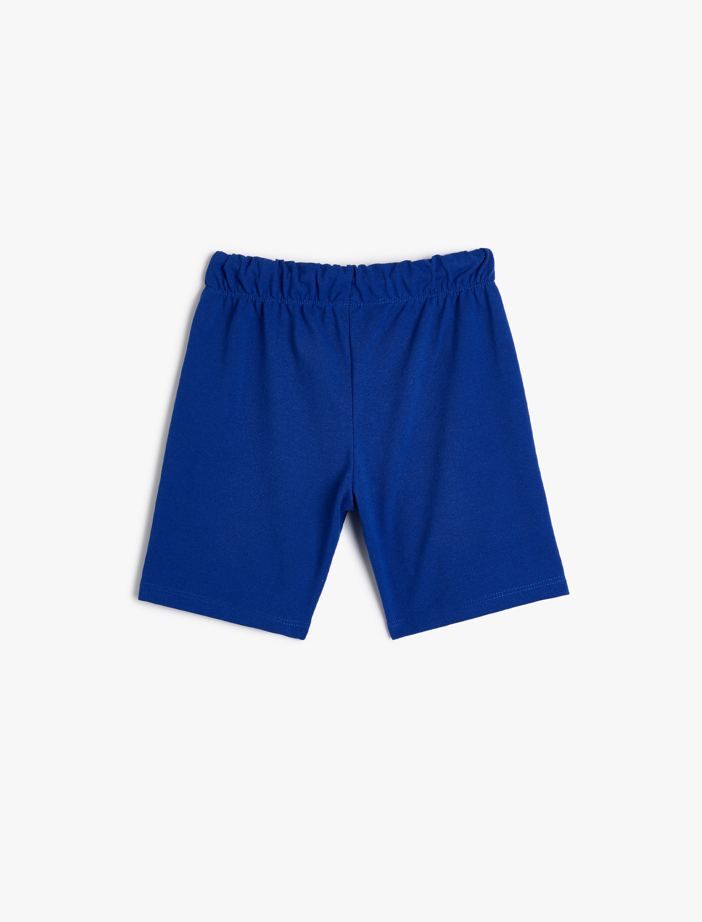  Erkek Çocuk Basic Şort Beli Bağlamalı Cepli