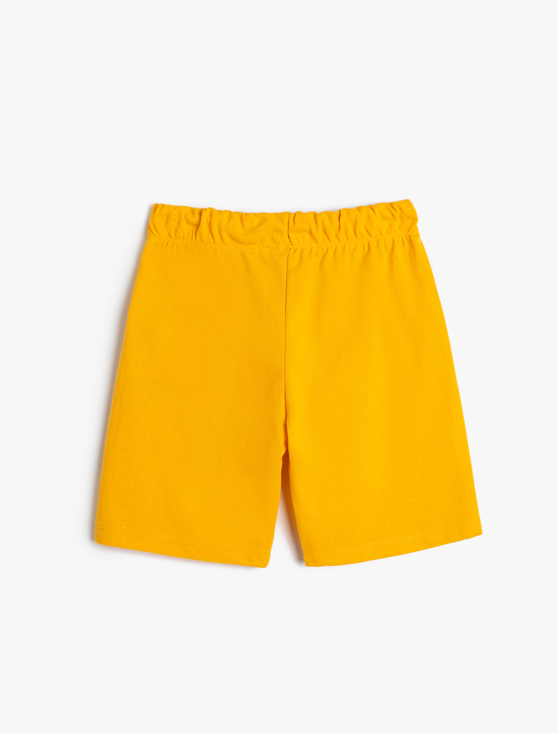  Erkek Çocuk Basic Şort Beli Bağlamalı Cepli