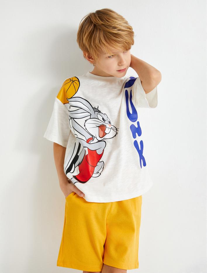 Erkek Çocuk Basic Şort Beli Bağlamalı Cepli