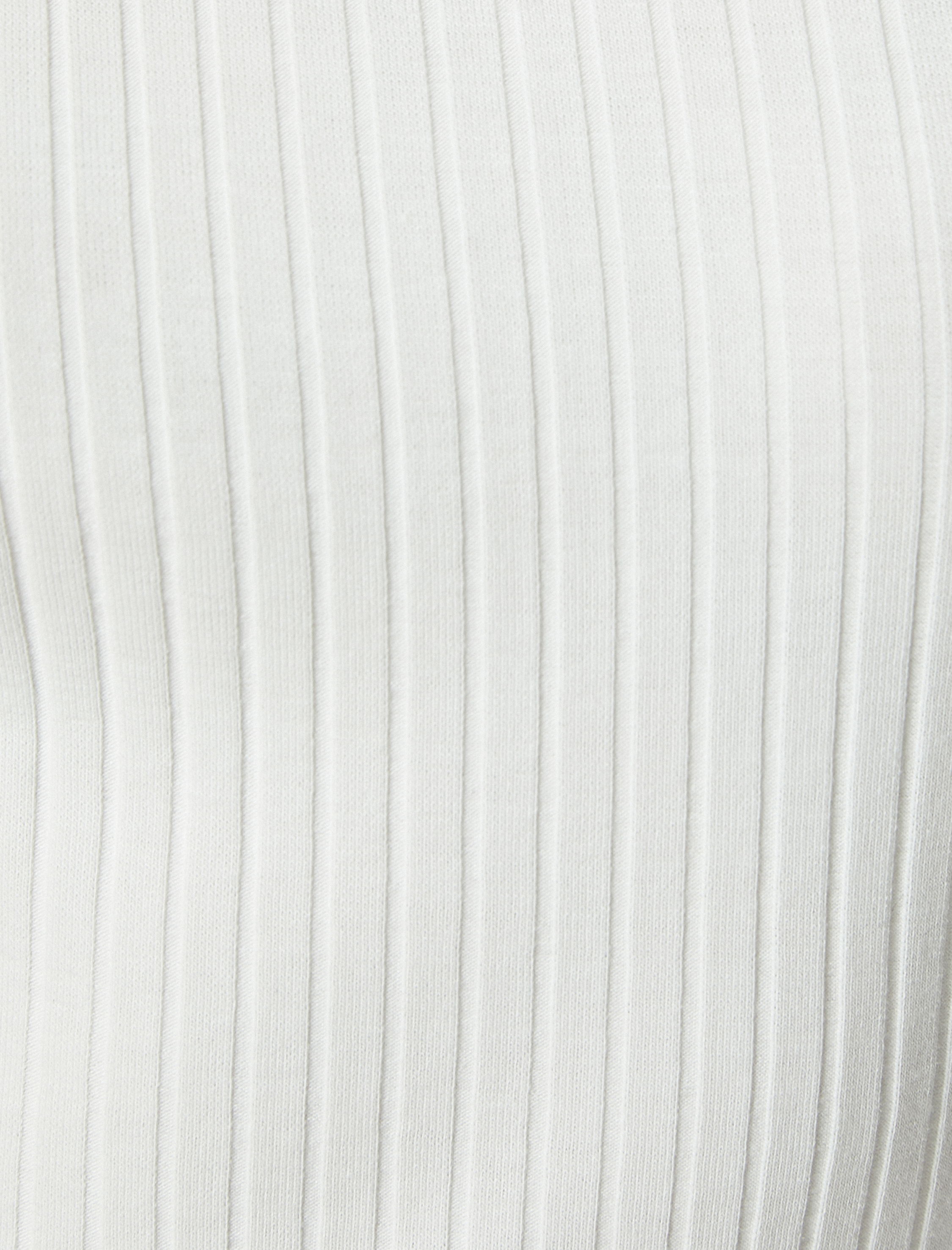   Fitilli Atlet U Yaka Kolları Fırfırlı Viskon Karışımlı