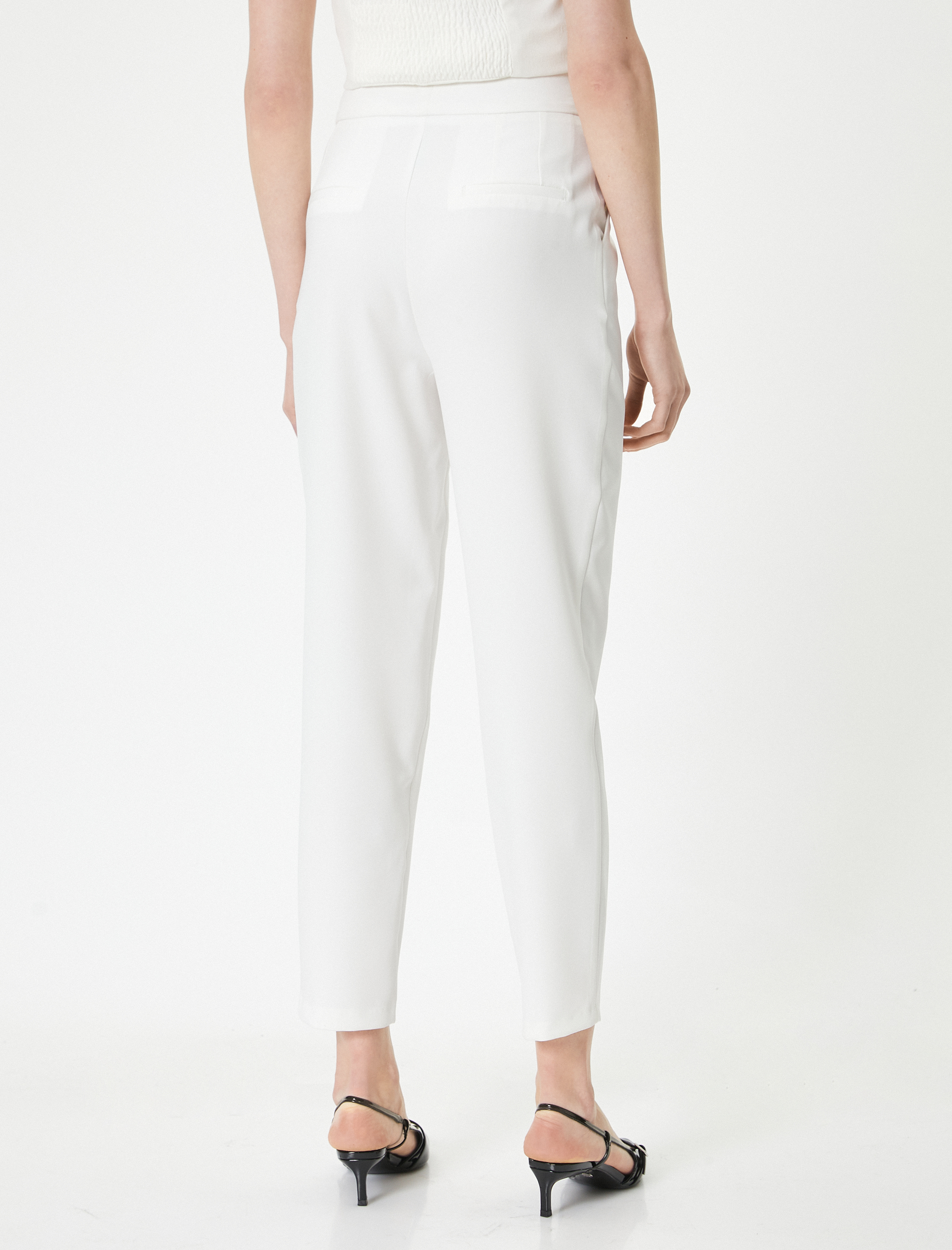   Havuç Pantolon Yüksek Bel Cep Detaylı