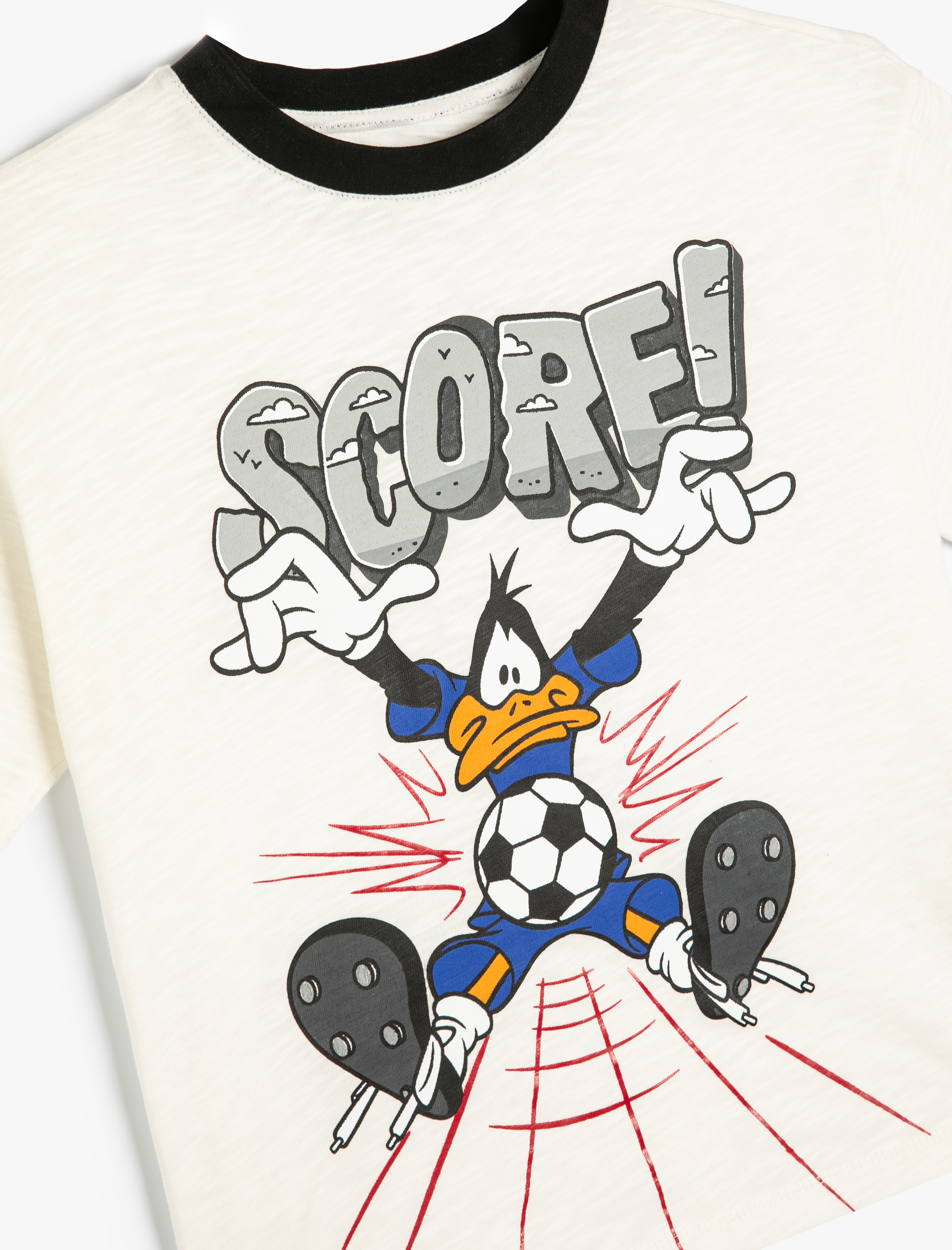 Erkek Çocuk Duffy Duck Tişört Lisanslı Baskılı