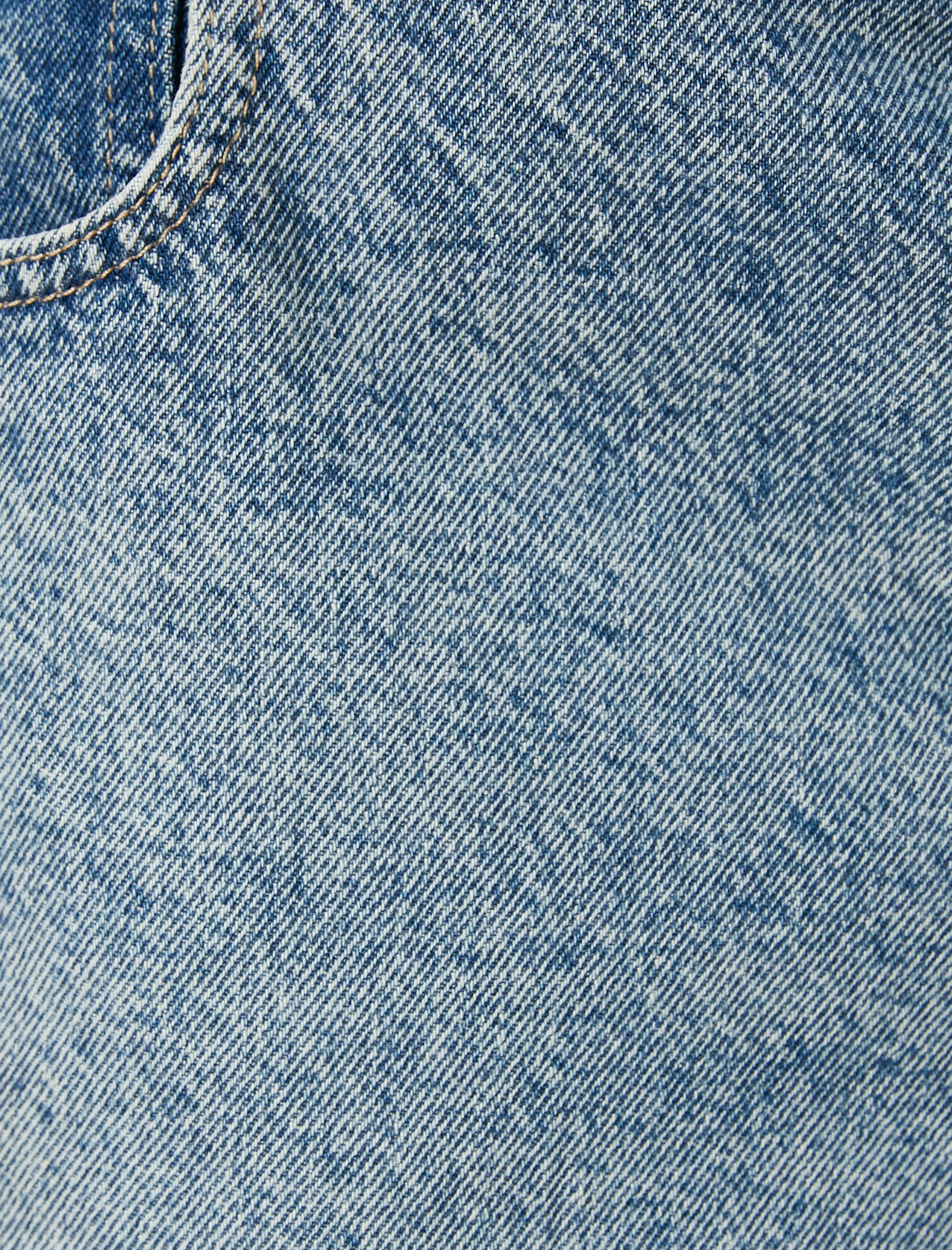   Straight Fit Boru Paça Kot Pantolon - Mark Jean