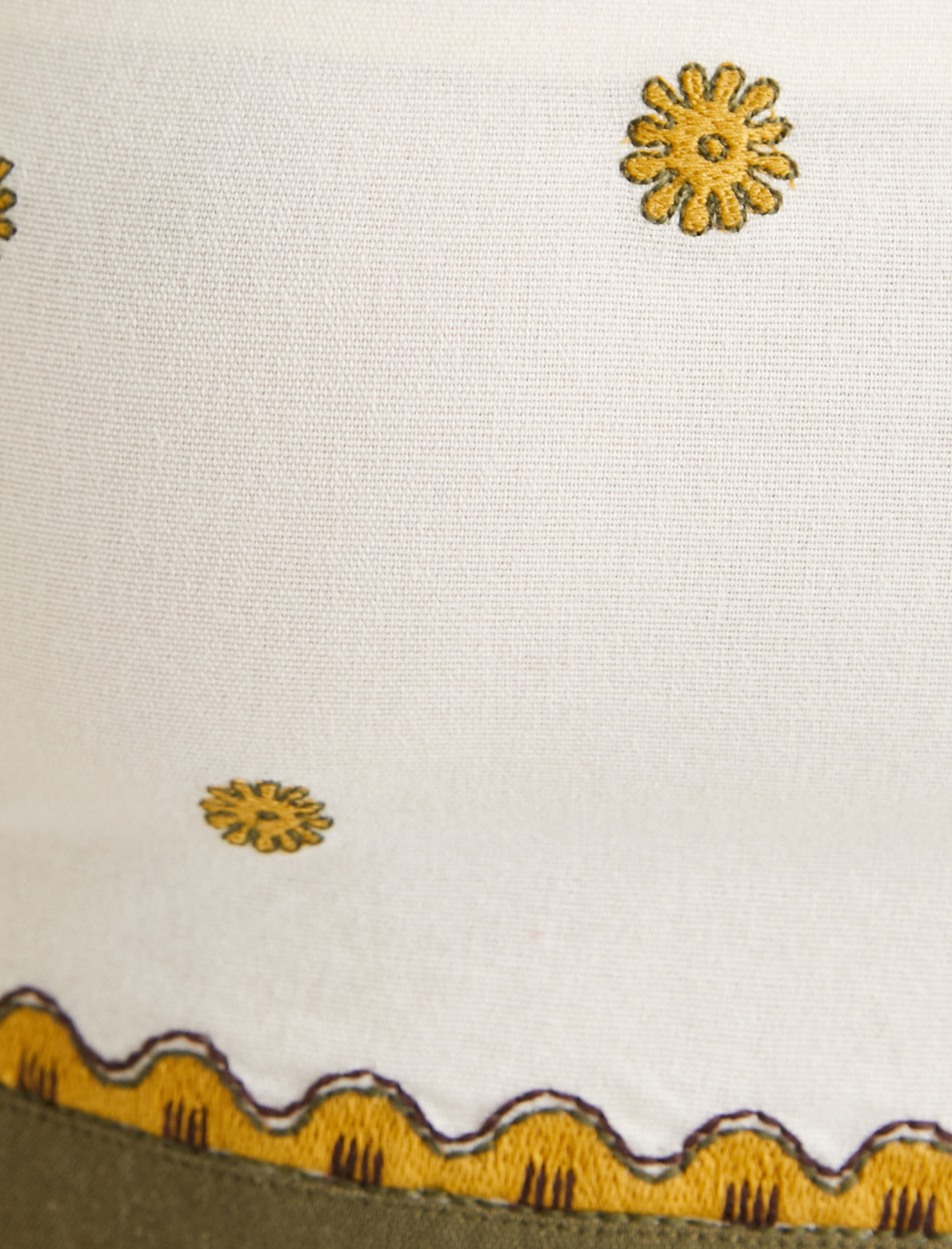   Çiçekli Crop Üst İşlemeli Askılı Slim Fit