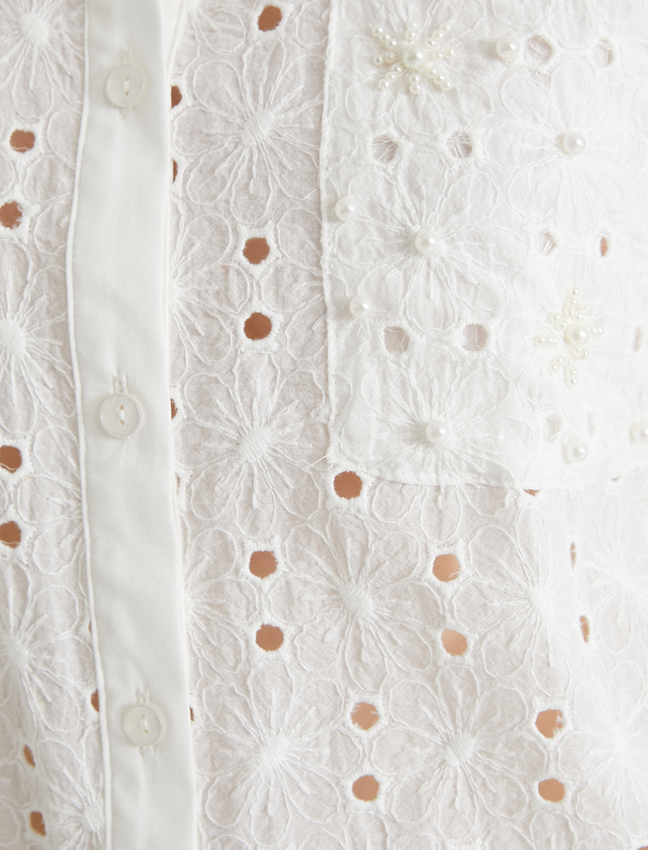   Fisto Gömlek Uzun Kollu Cep Detaylı Pamuklu