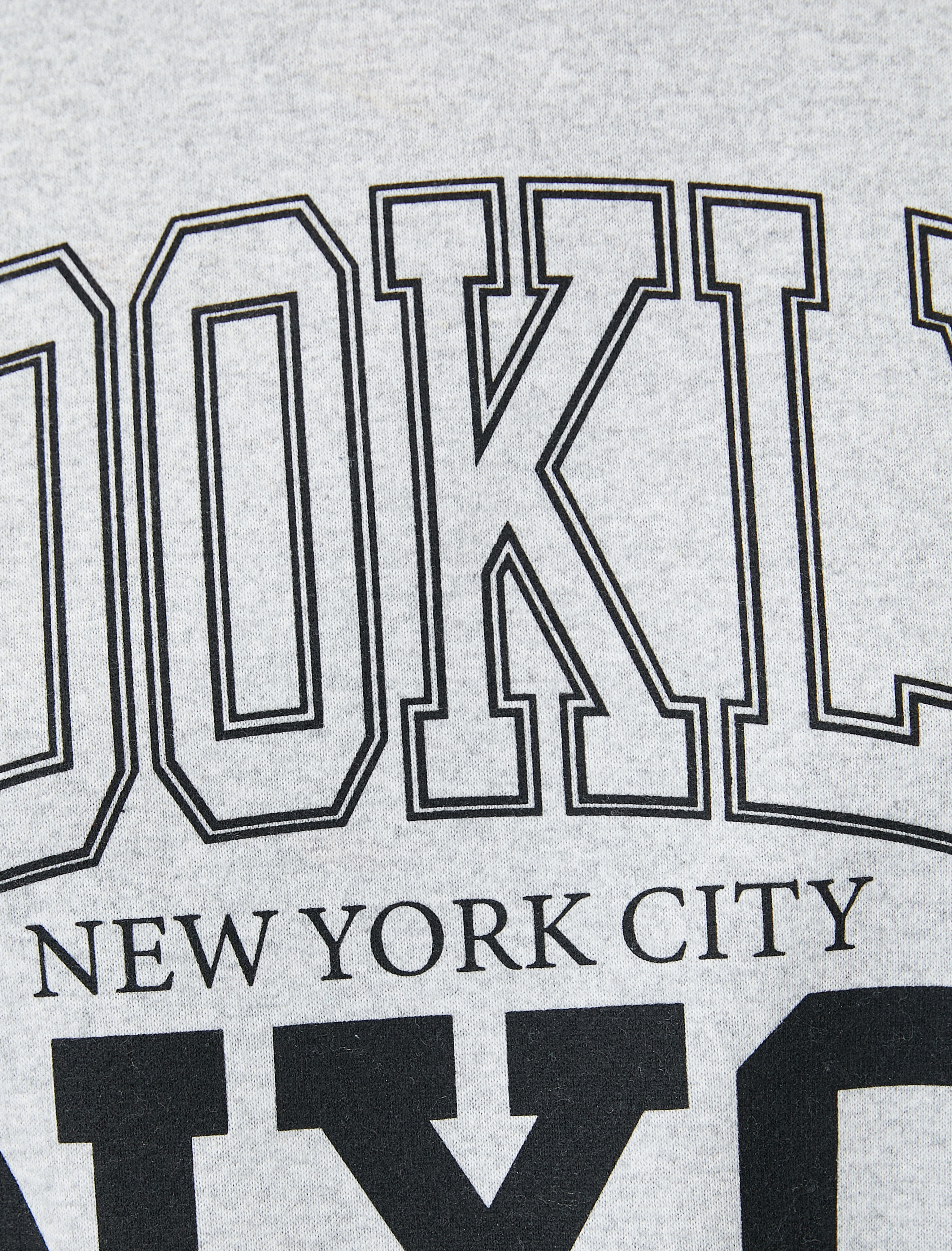   Şardonlu Oversize Polo Yaka Sweatshirt  Kolej Temalı Baskılı