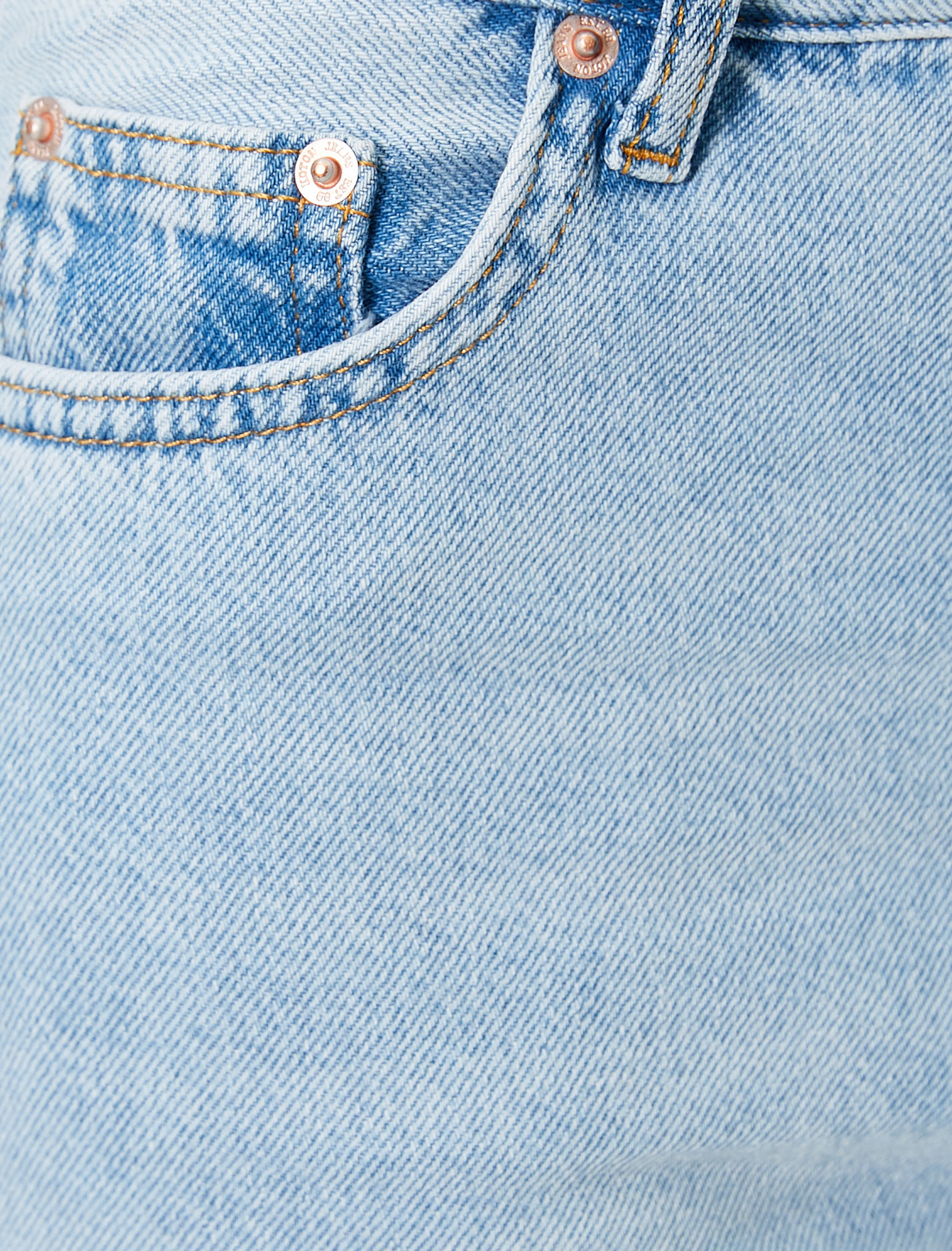 Kargo Kot Pantolon Yüksek Bel Düz Paça Cepli - Nora Longer Straight Jeans