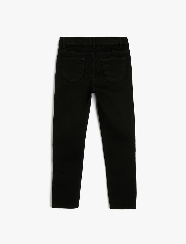 Erkek Çocuk Normal Bel Dar Paça Kot Pantolon - Slim Jean