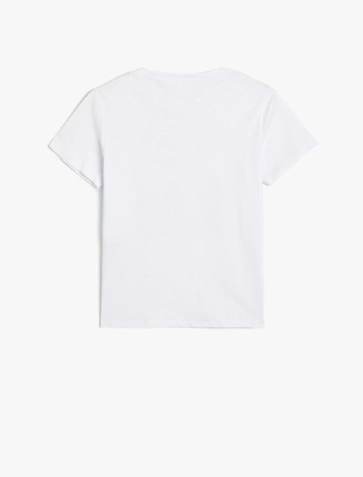 Erkek Çocuk Atatürk Baskılı Tişört Kısa Kollu Bisiklet Yaka Pamuklu