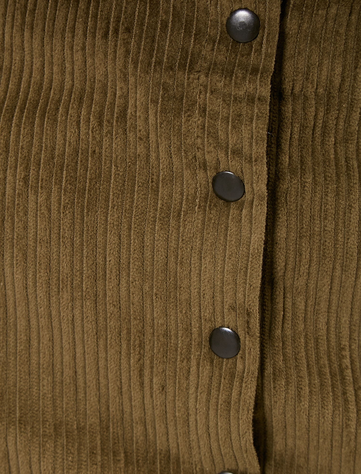   Düğme Detaylı Etek