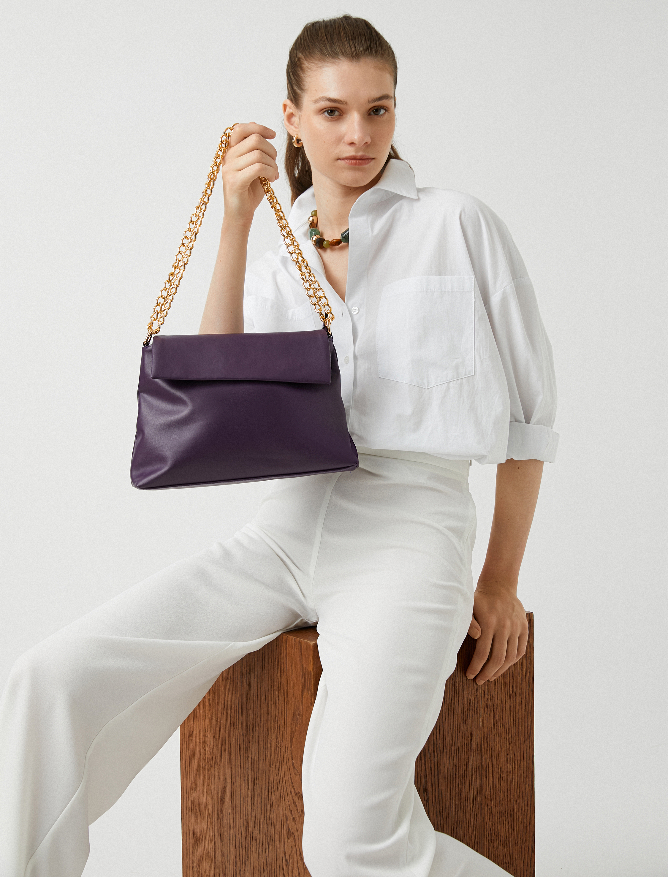  Kadın Zincir Askılı Omuz Çantası