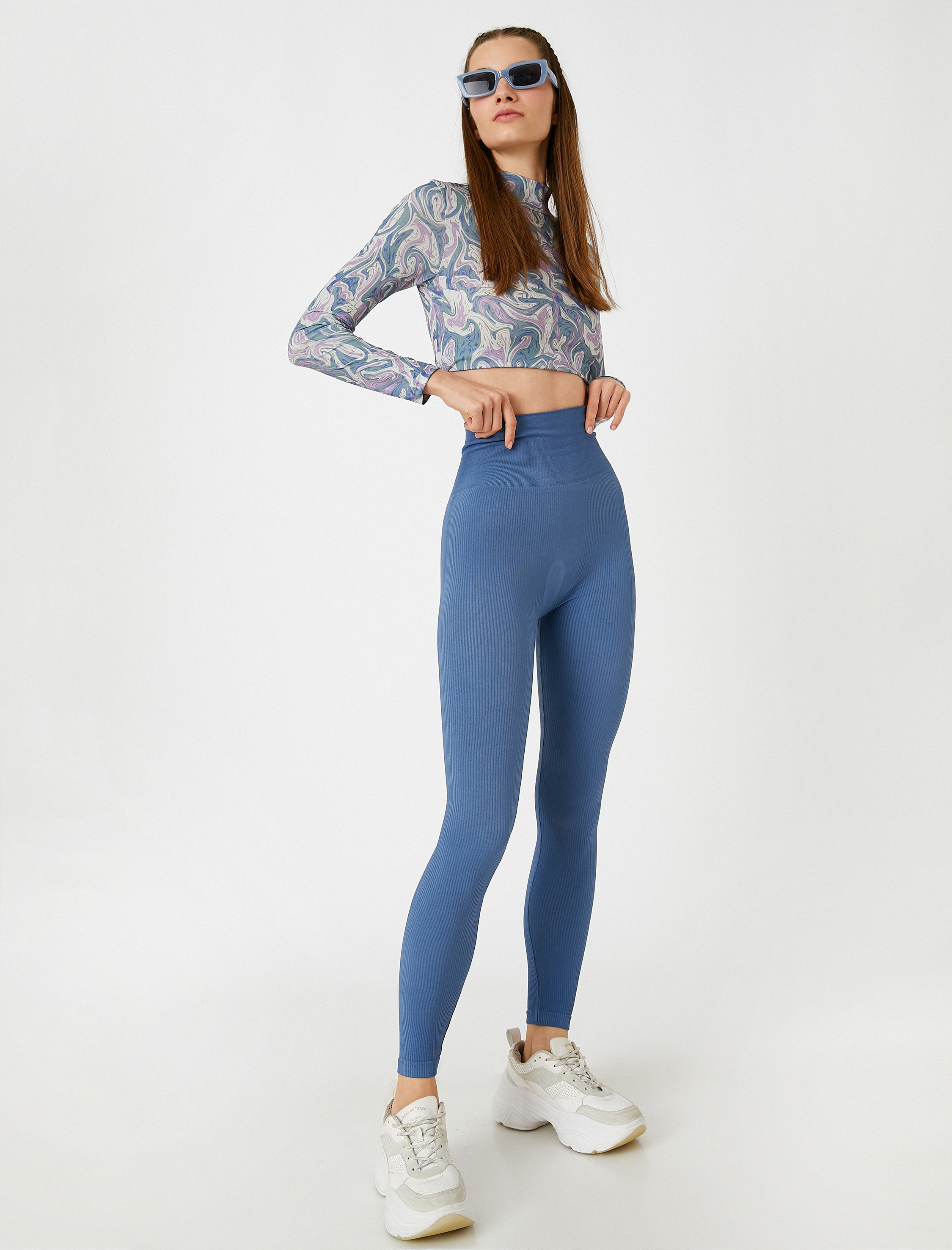   Yüksek Bel Basic Tayt