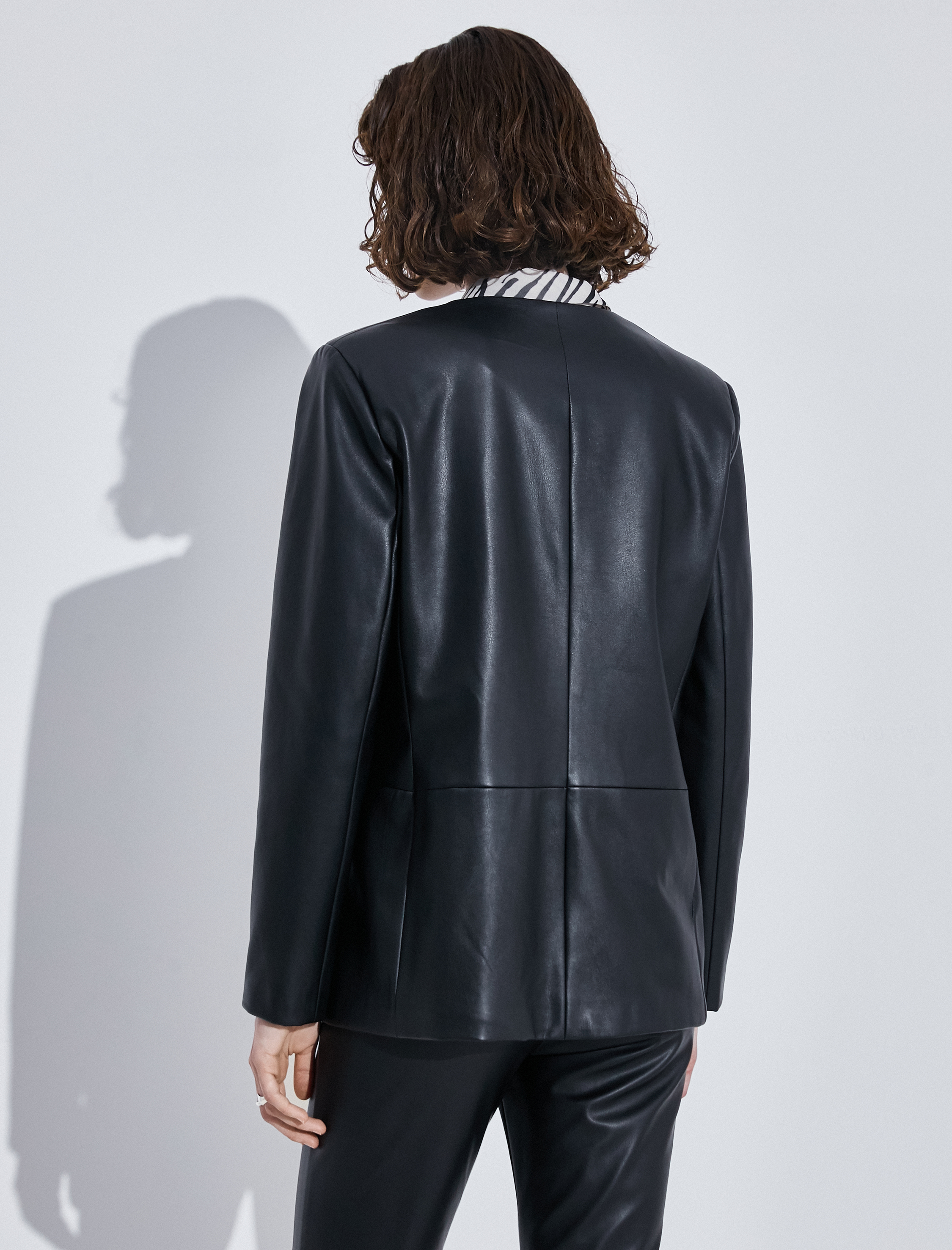   Suni Deri Blazer Ceket